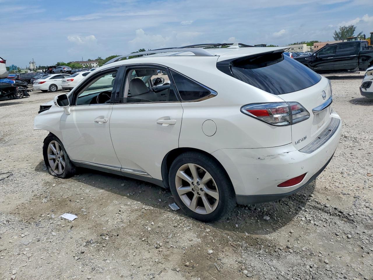 2010 Lexus Rx 350 White vin: JTJZK1BA6A2408020