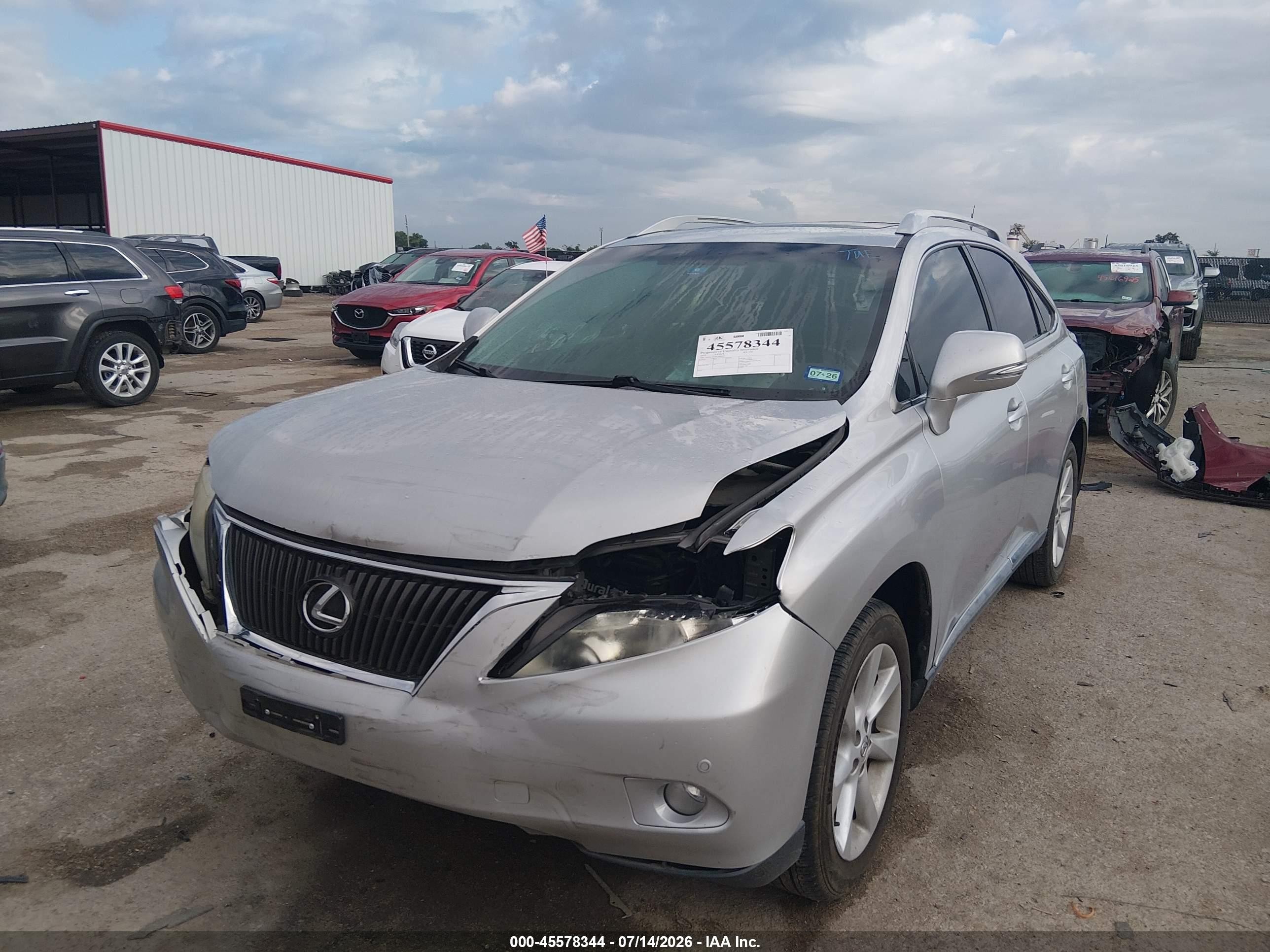 2012 Lexus Rx 350 Silver vin: JTJZK1BA6C2006145