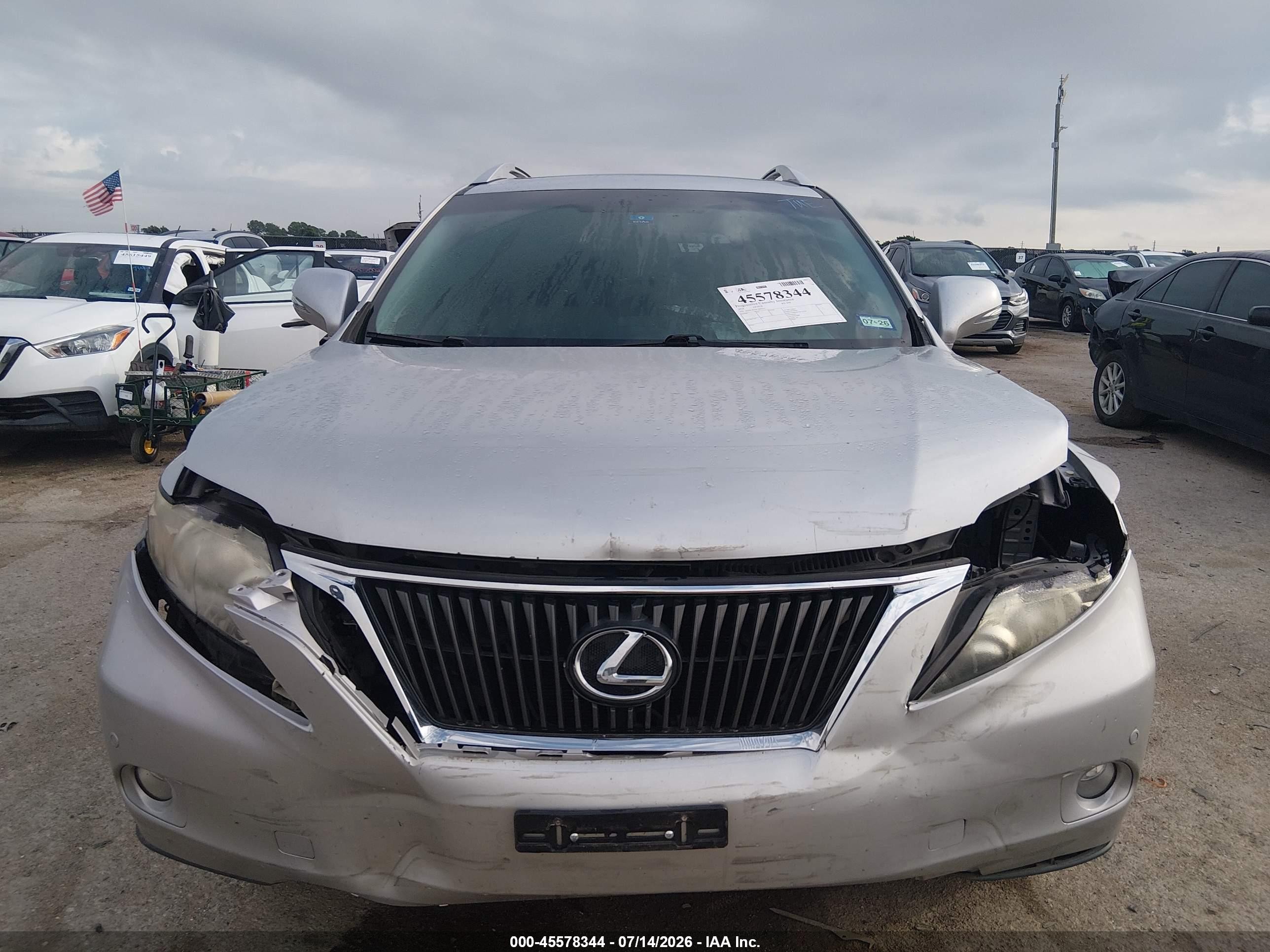 2012 Lexus Rx 350 Silver vin: JTJZK1BA6C2006145