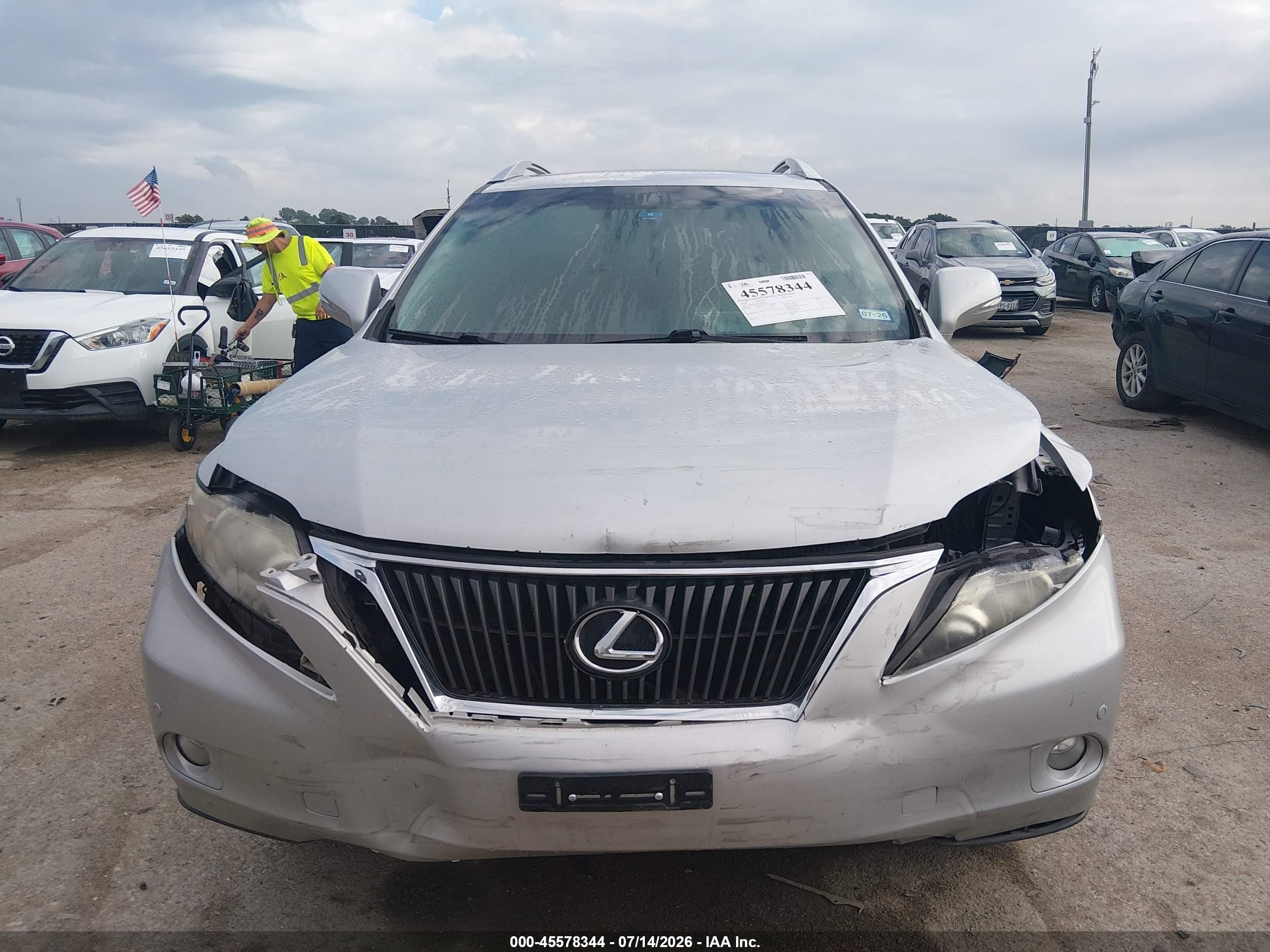 2012 Lexus Rx 350 Silver vin: JTJZK1BA6C2006145