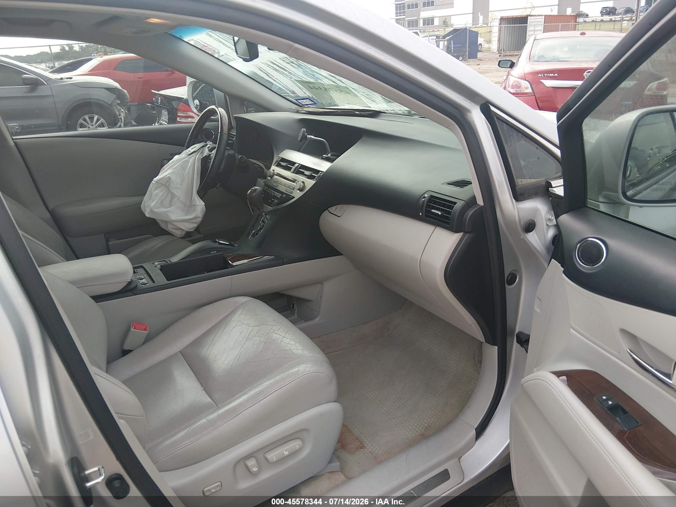 2012 Lexus Rx 350 Silver vin: JTJZK1BA6C2006145