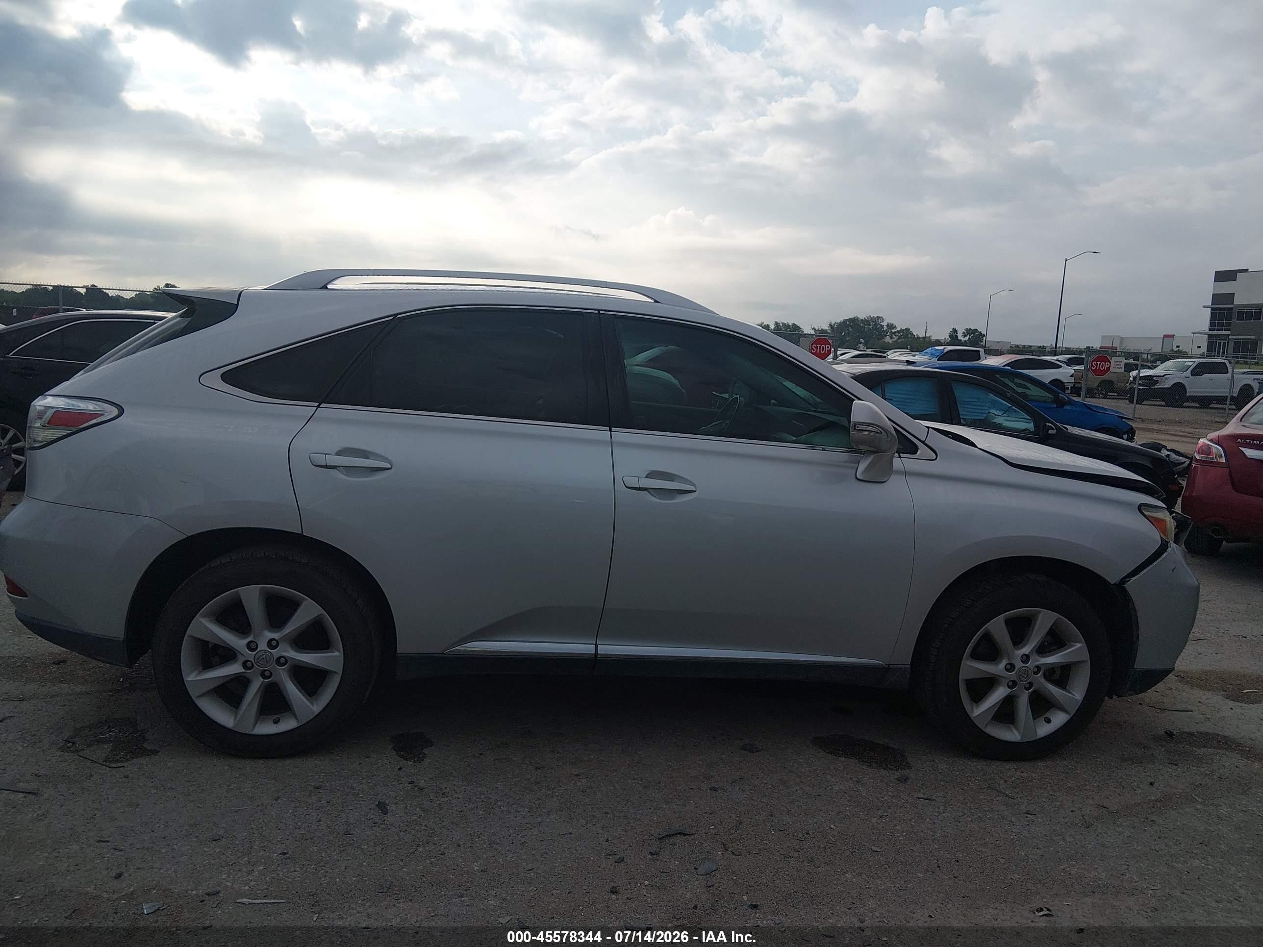 2012 Lexus Rx 350 Silver vin: JTJZK1BA6C2006145