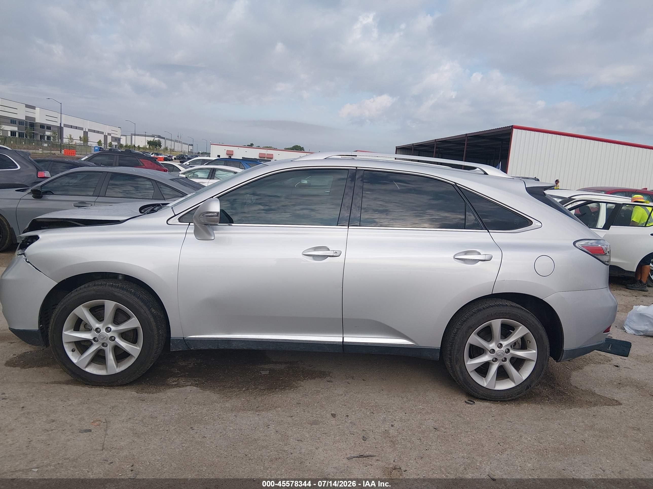 2012 Lexus Rx 350 Silver vin: JTJZK1BA6C2006145