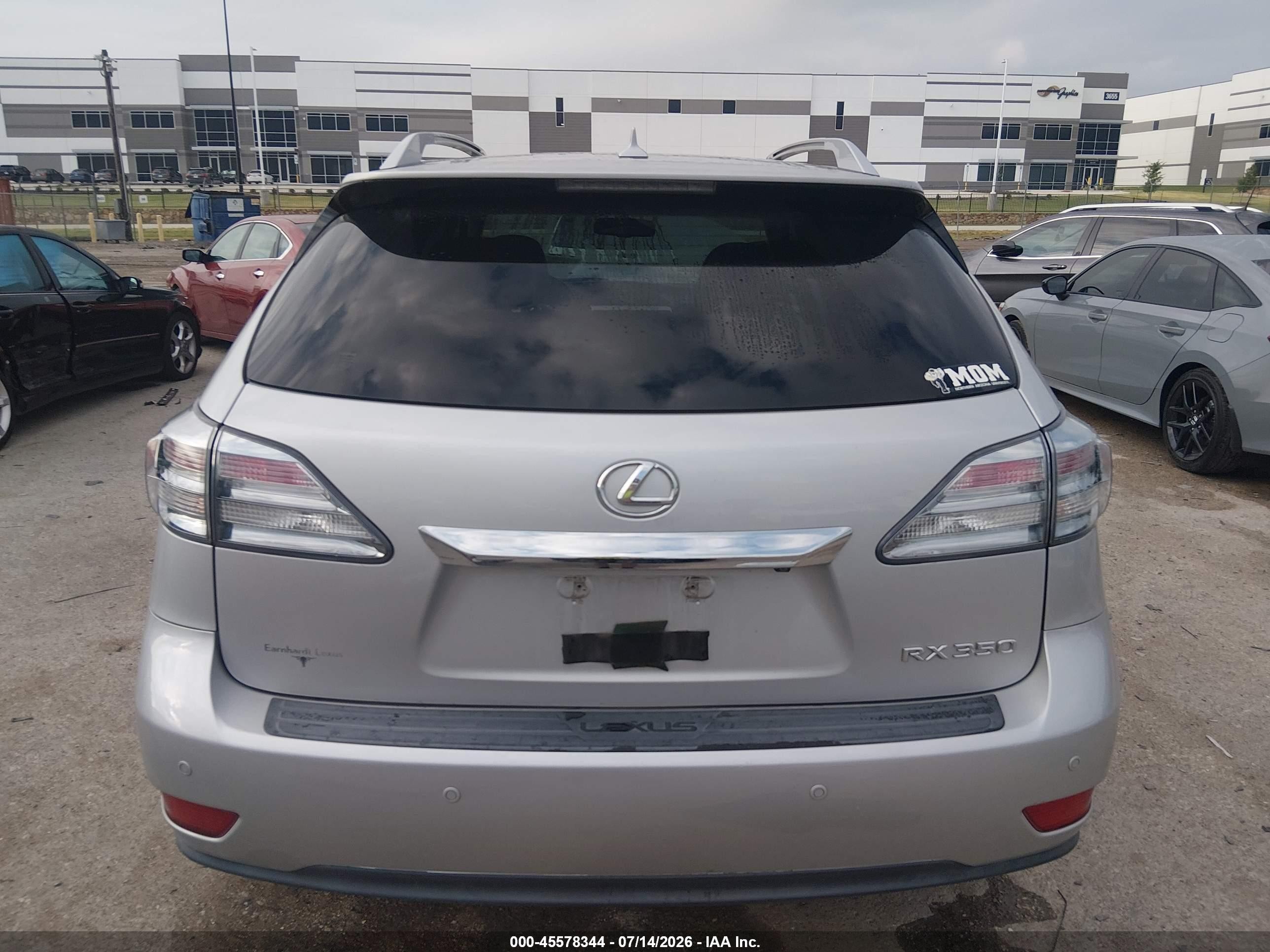 2012 Lexus Rx 350 Silver vin: JTJZK1BA6C2006145