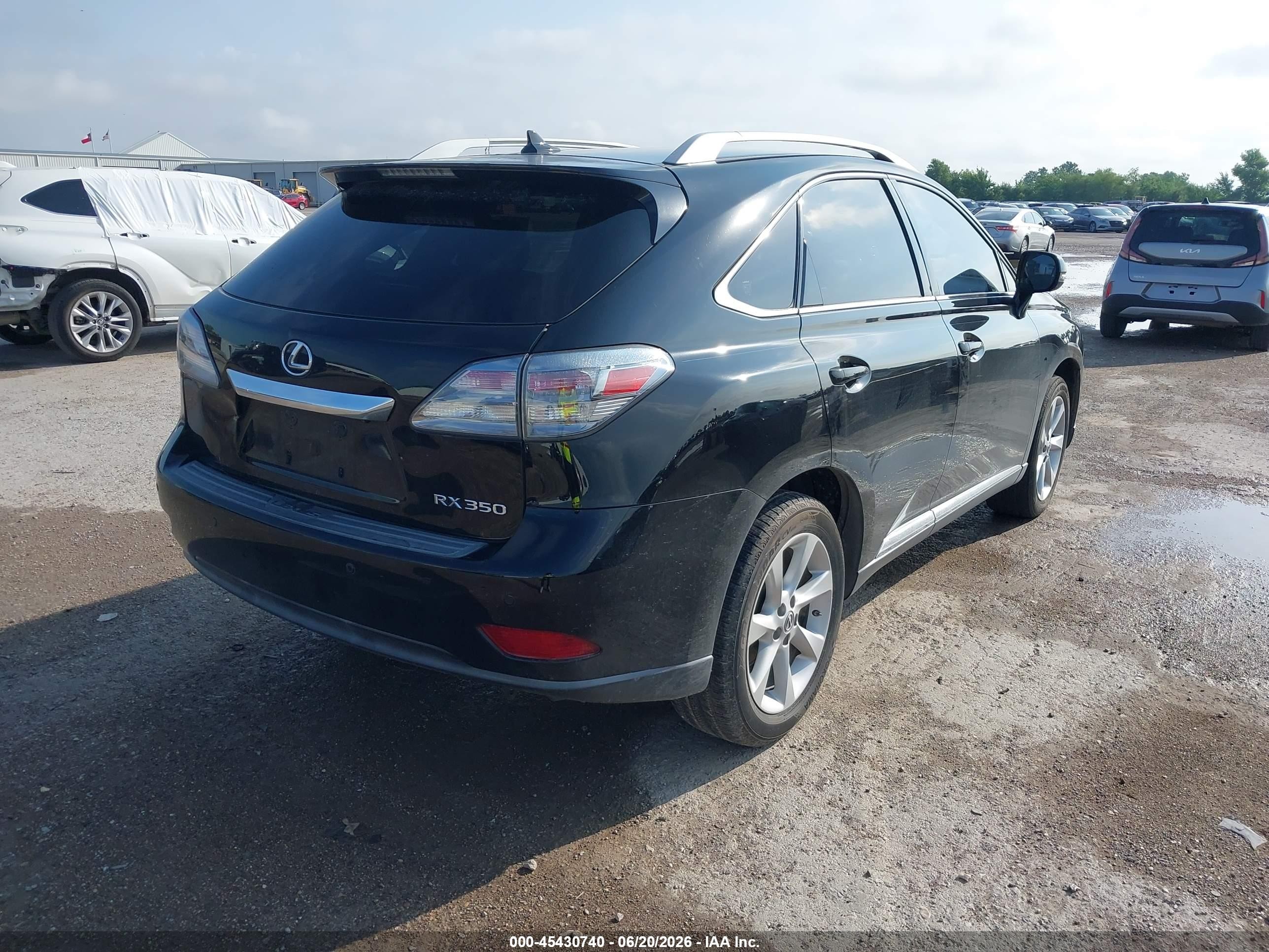 2012 Lexus Rx 350   Black vin: JTJZK1BA6C2413754