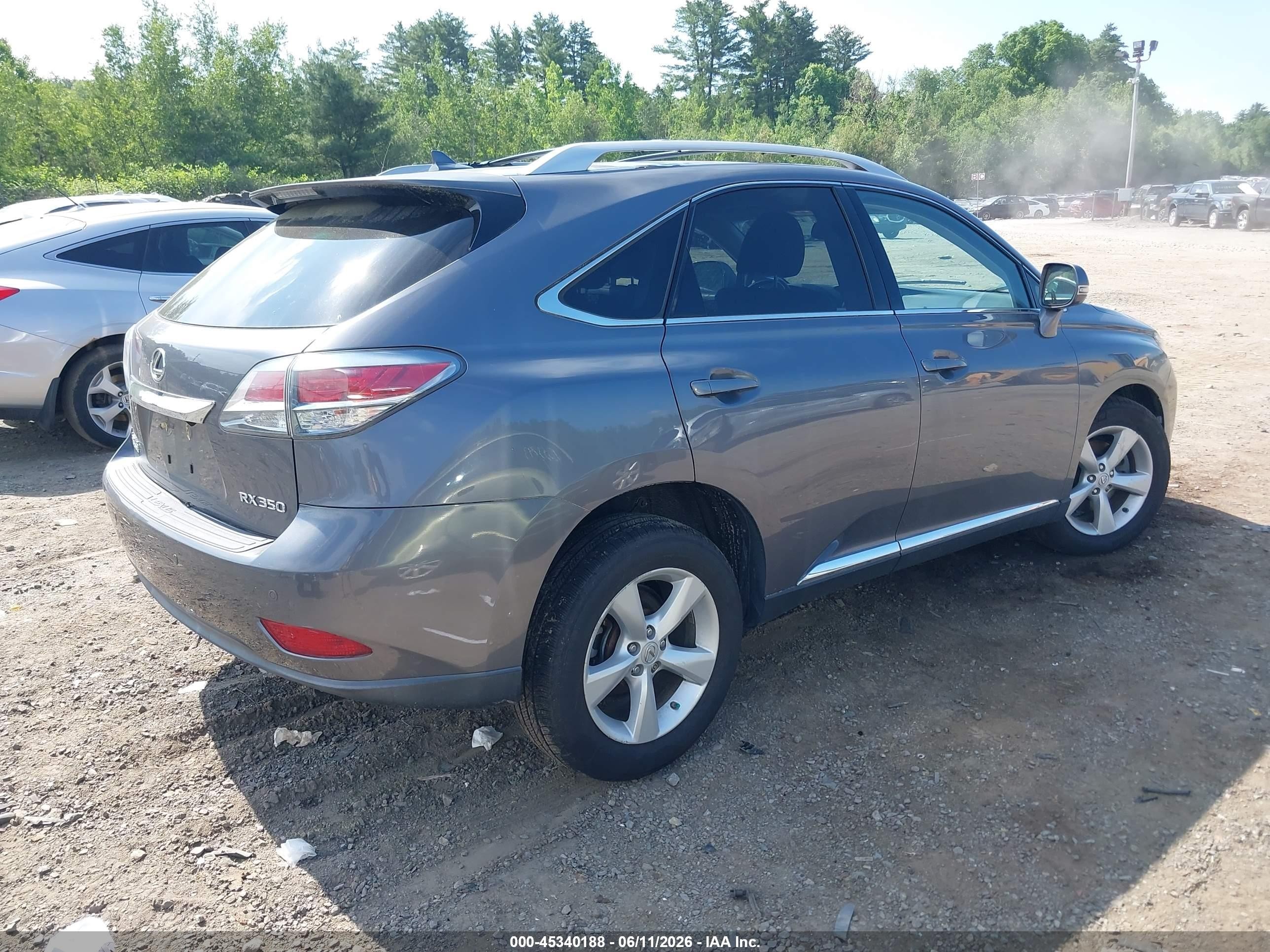 2013 Lexus Rx 350   Gray vin: JTJZK1BA6D2414954
