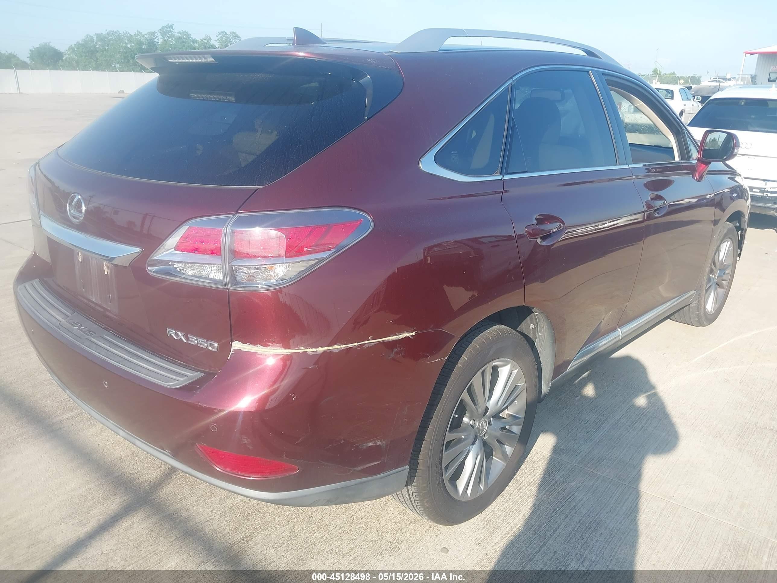 2014 Lexus Rx 350 Burgundy vin: JTJZK1BA6E2419783