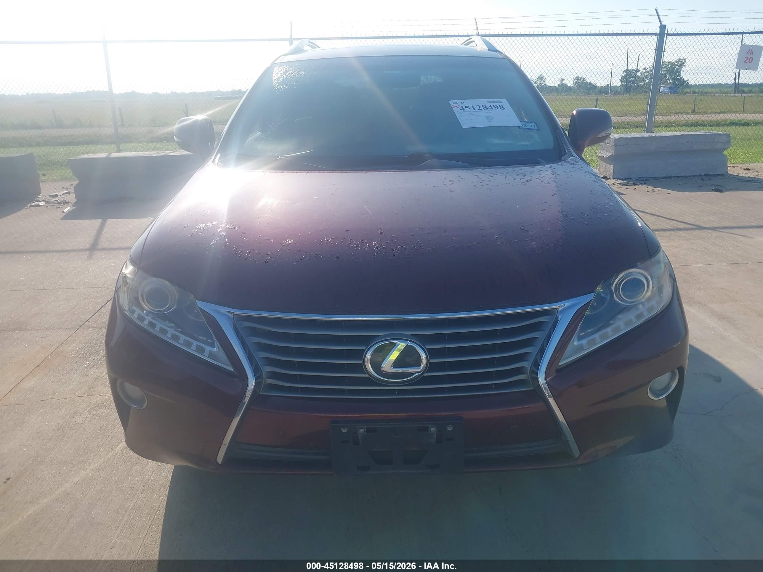 2014 Lexus Rx 350 Burgundy vin: JTJZK1BA6E2419783