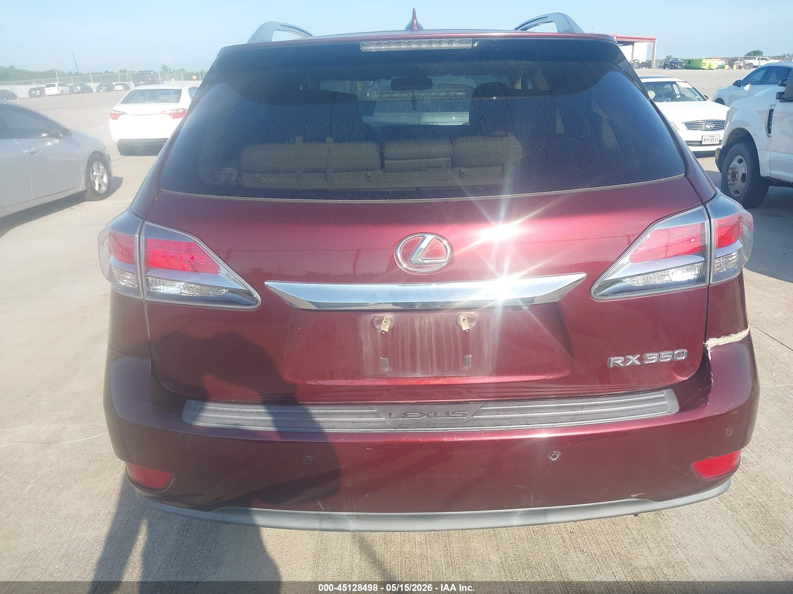 2014 Lexus Rx 350 Burgundy vin: JTJZK1BA6E2419783