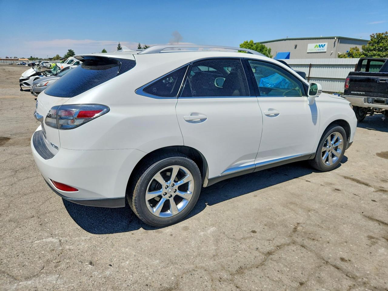 2010 Lexus Rx 350 White vin: JTJZK1BA7A2402369