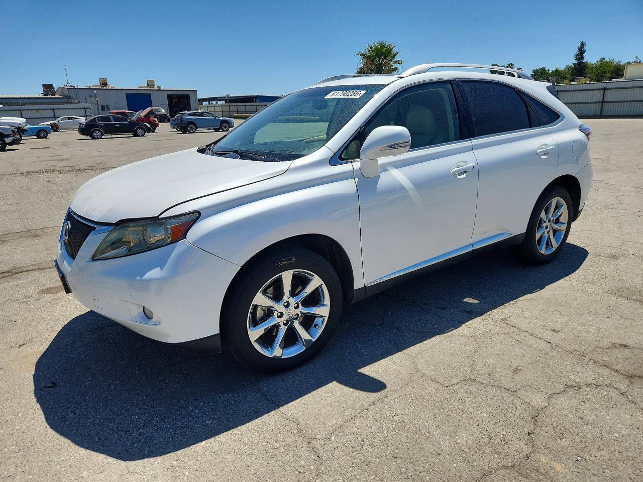 2010 Lexus Rx 350 White vin: JTJZK1BA7A2402369