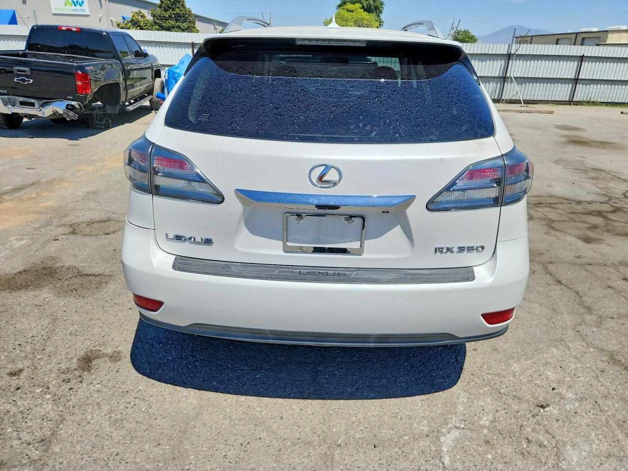 2010 Lexus Rx 350 White vin: JTJZK1BA7A2402369