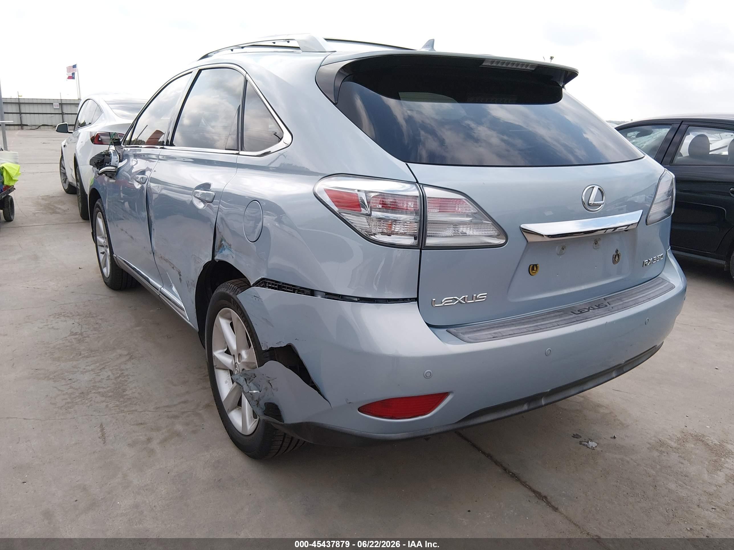 2010 Lexus Rx 350   Light Blue vin: JTJZK1BA7A2405322