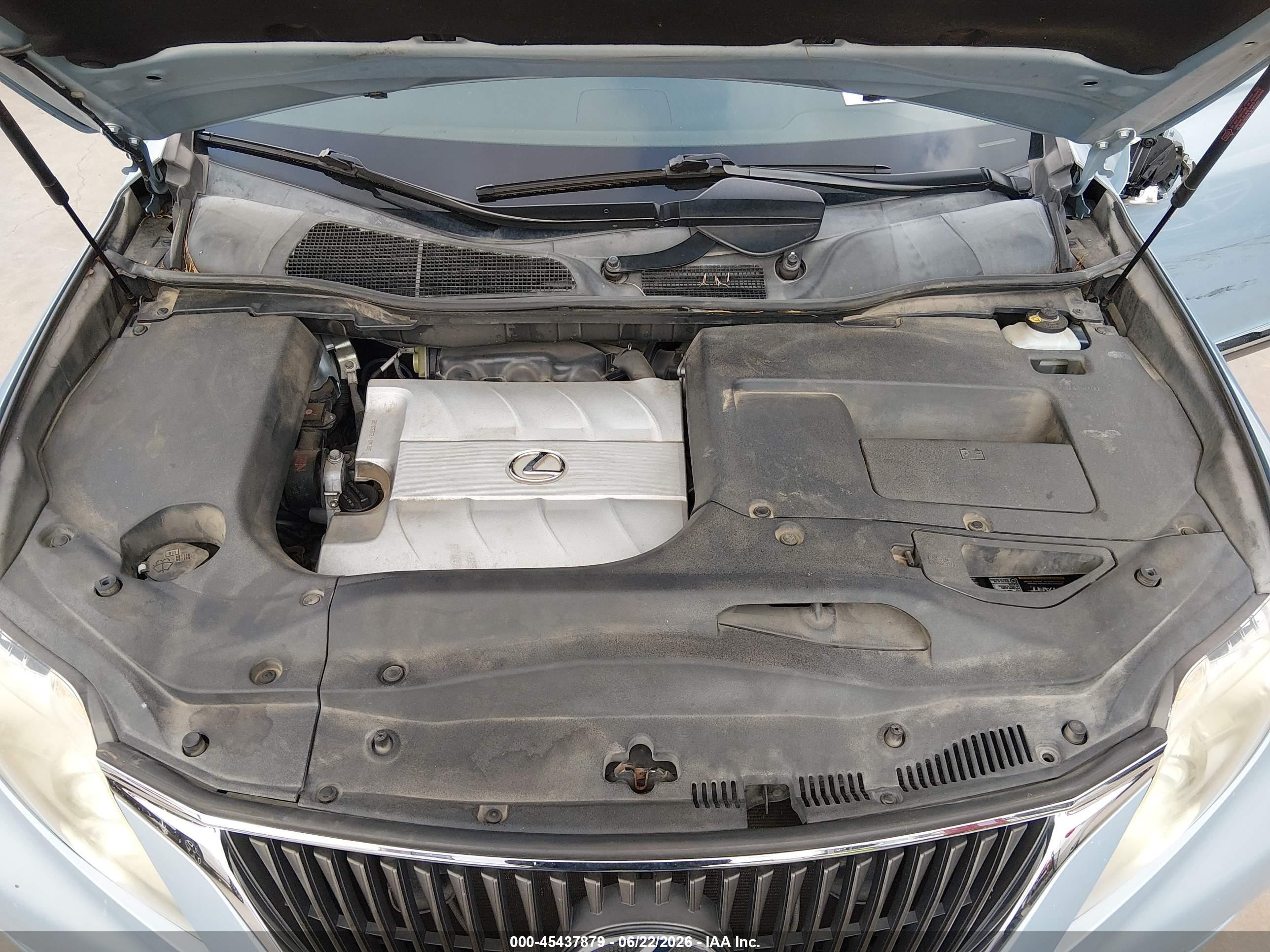 2010 Lexus Rx 350   Light Blue vin: JTJZK1BA7A2405322