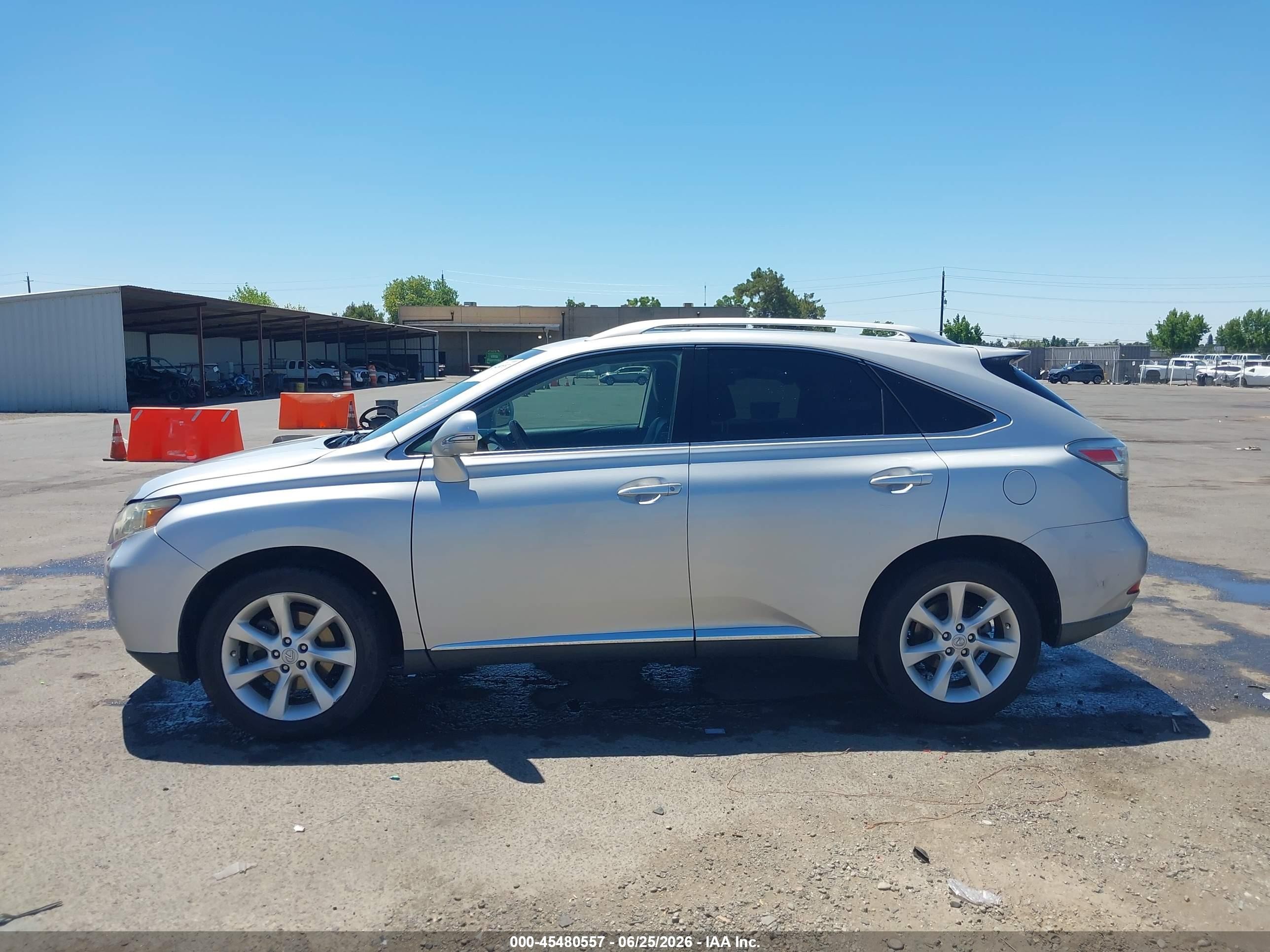 2010 Lexus Rx 350 Silver vin: JTJZK1BA7A2407457