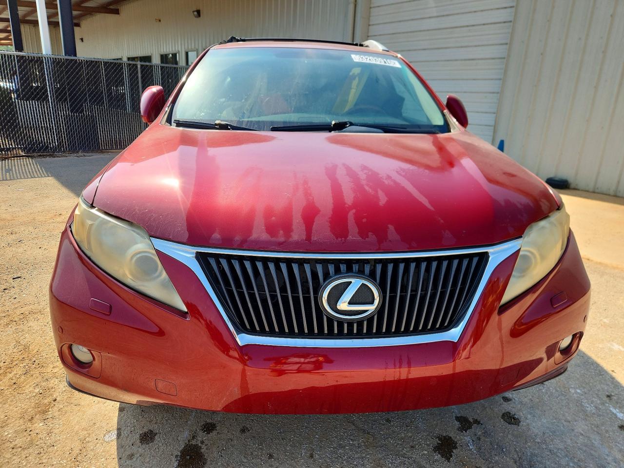 2010 Lexus Rx 350 Red vin: JTJZK1BA8A2001994