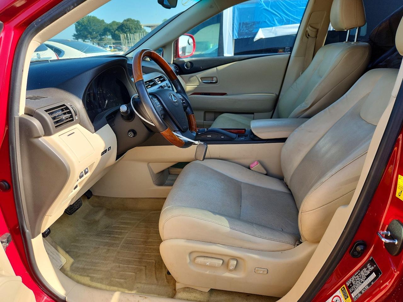 2010 Lexus Rx 350 Red vin: JTJZK1BA8A2001994