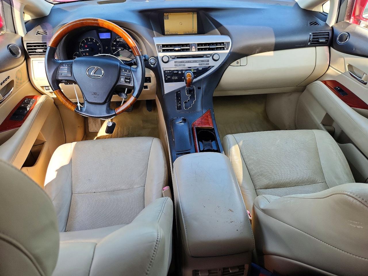 2010 Lexus Rx 350 Red vin: JTJZK1BA8A2001994