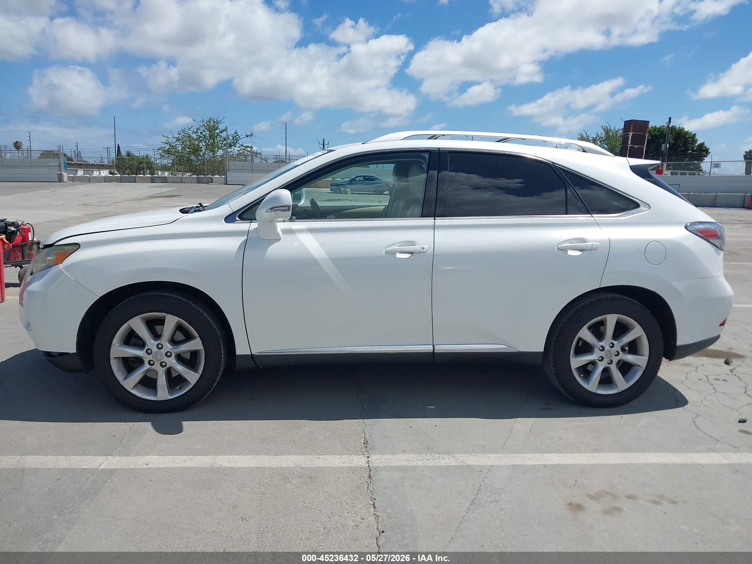 2010 Lexus Rx 350   Белый vin: JTJZK1BA8A2408374