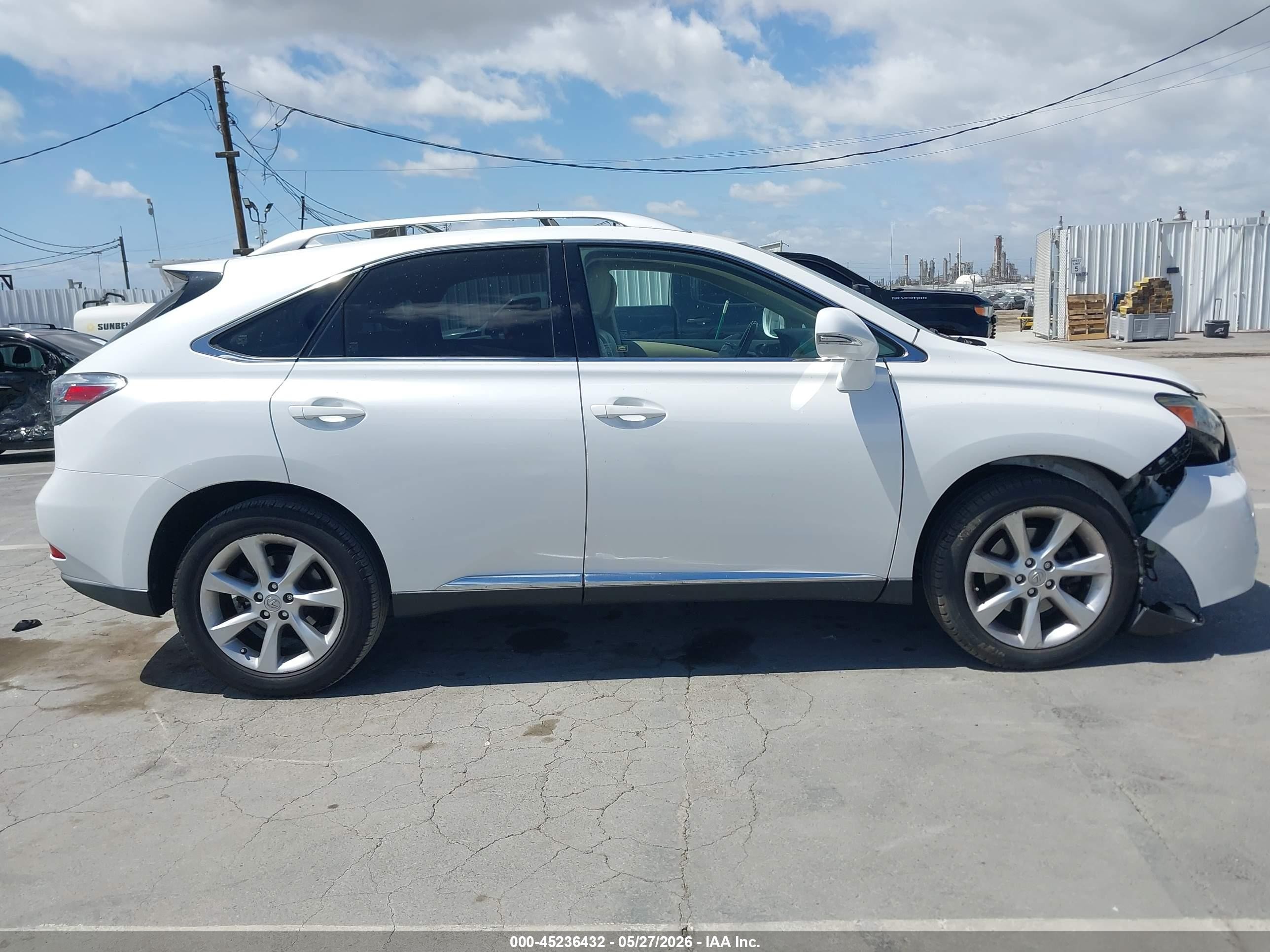 2010 Lexus Rx 350   Белый vin: JTJZK1BA8A2408374