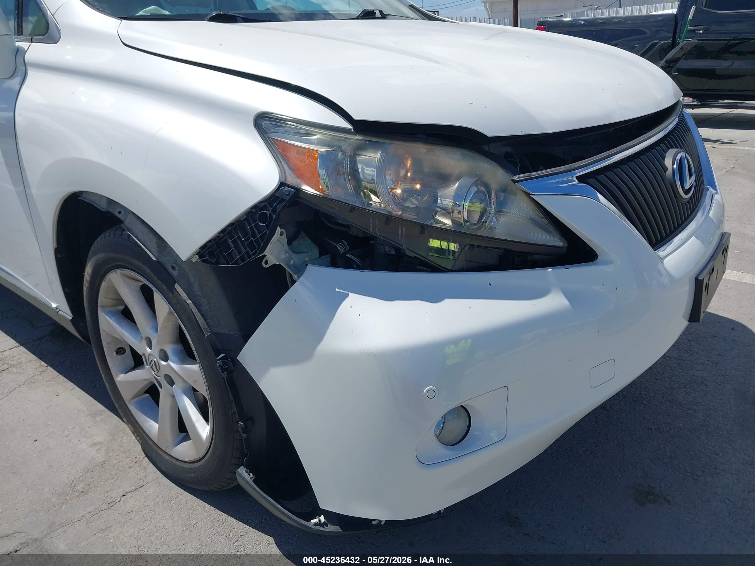 2010 Lexus Rx 350   Белый vin: JTJZK1BA8A2408374