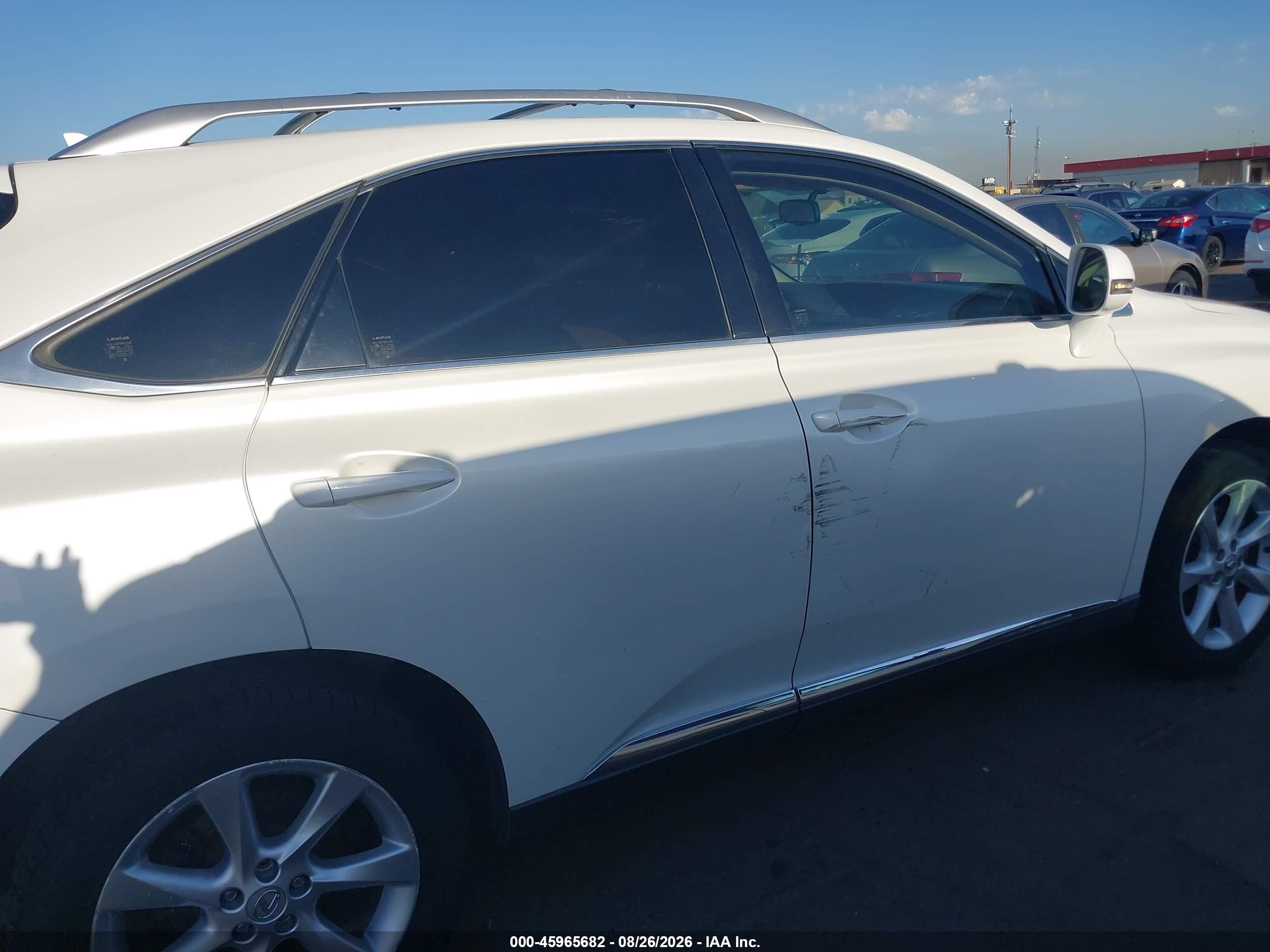 2011 Lexus Rx 350   White vin: JTJZK1BA8B2003147
