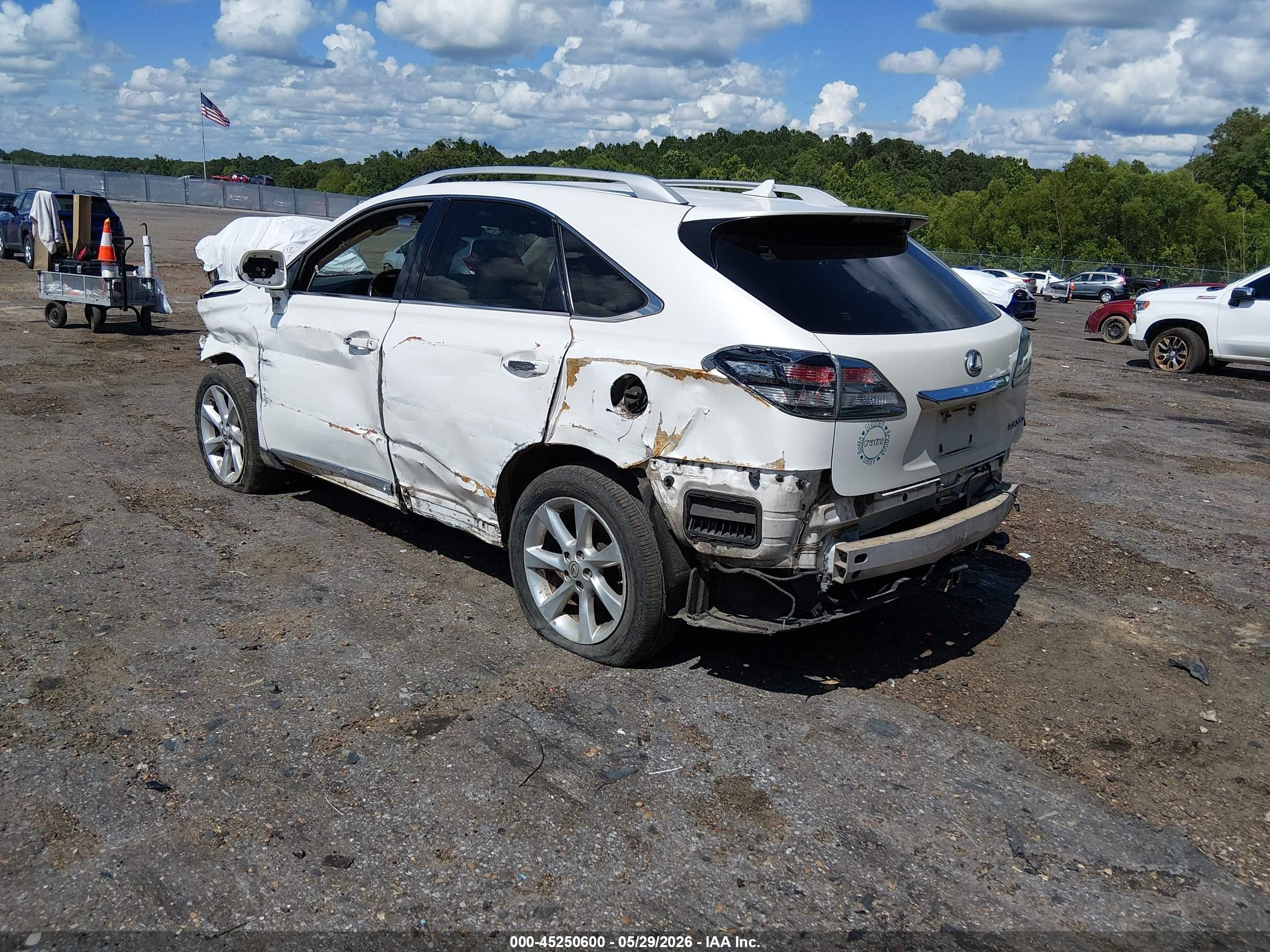 2012 Lexus Rx 350 White vin: JTJZK1BA8C2005871