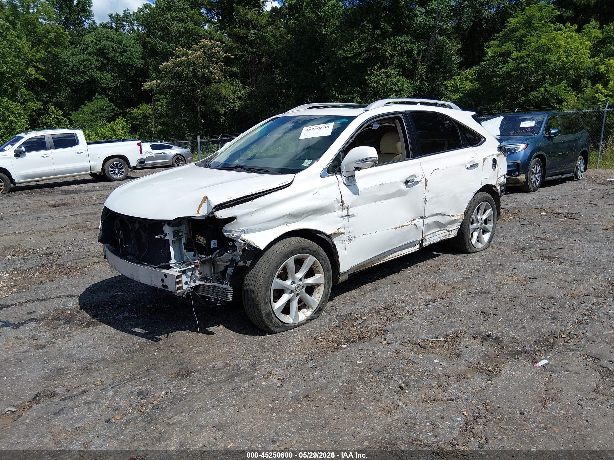 2012 Lexus Rx 350 White vin: JTJZK1BA8C2005871