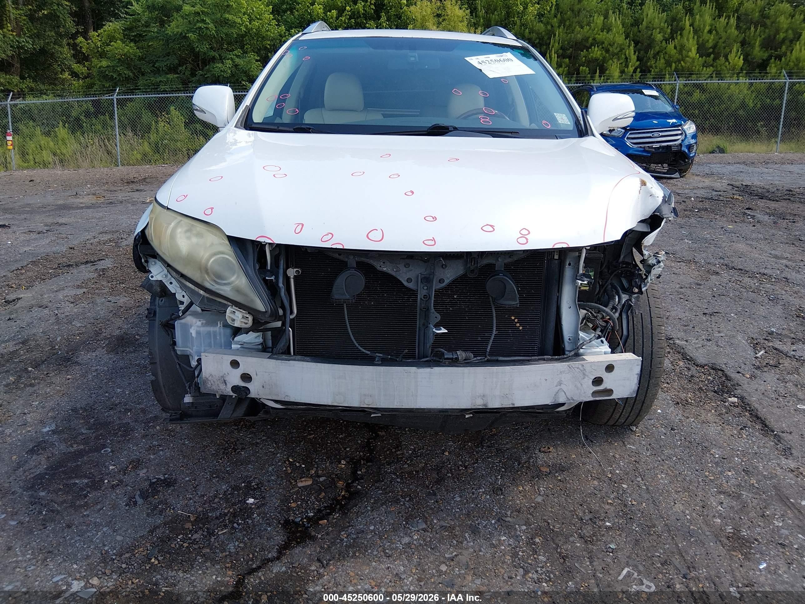 2012 Lexus Rx 350 White vin: JTJZK1BA8C2005871