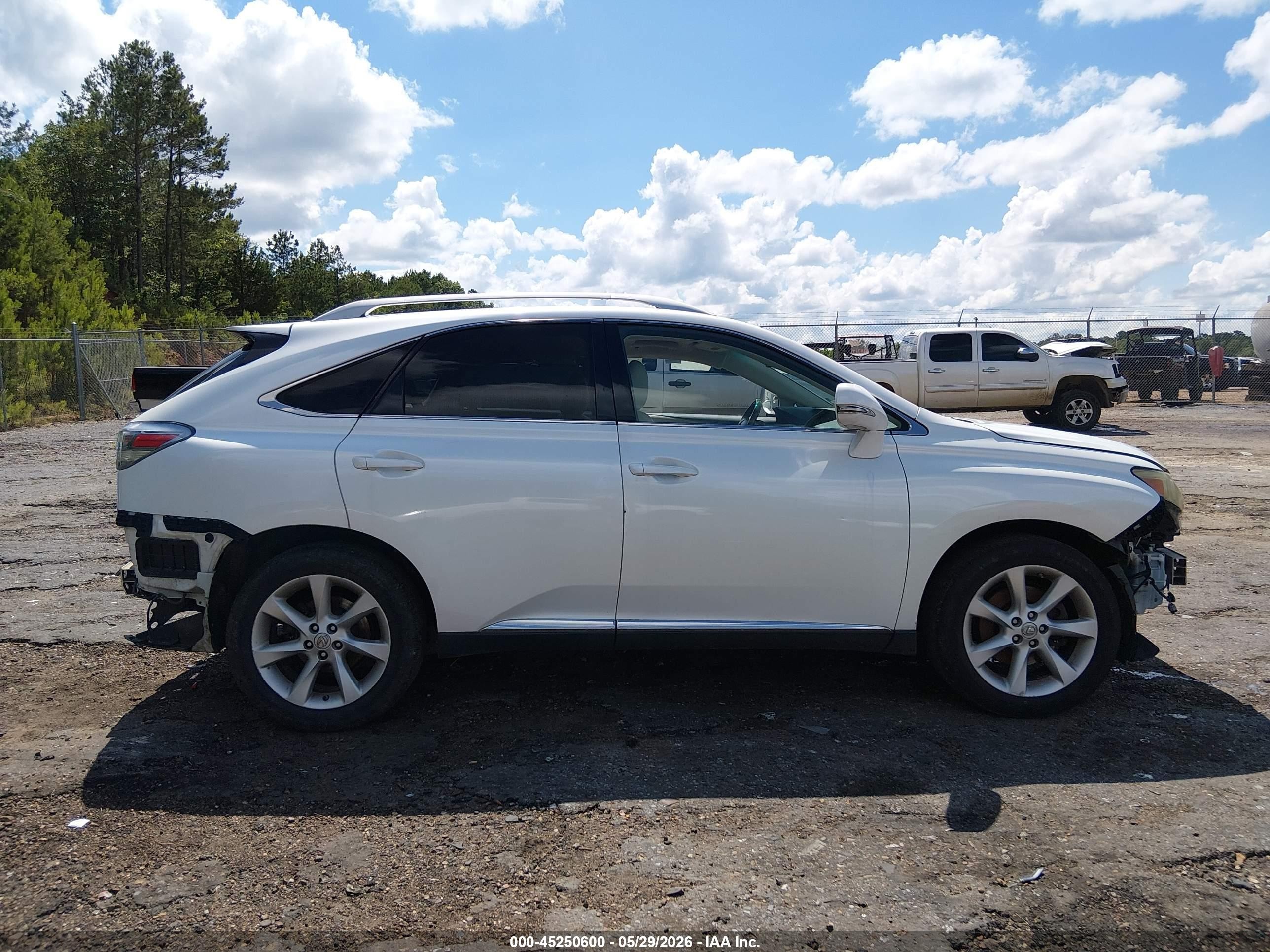 2012 Lexus Rx 350 White vin: JTJZK1BA8C2005871