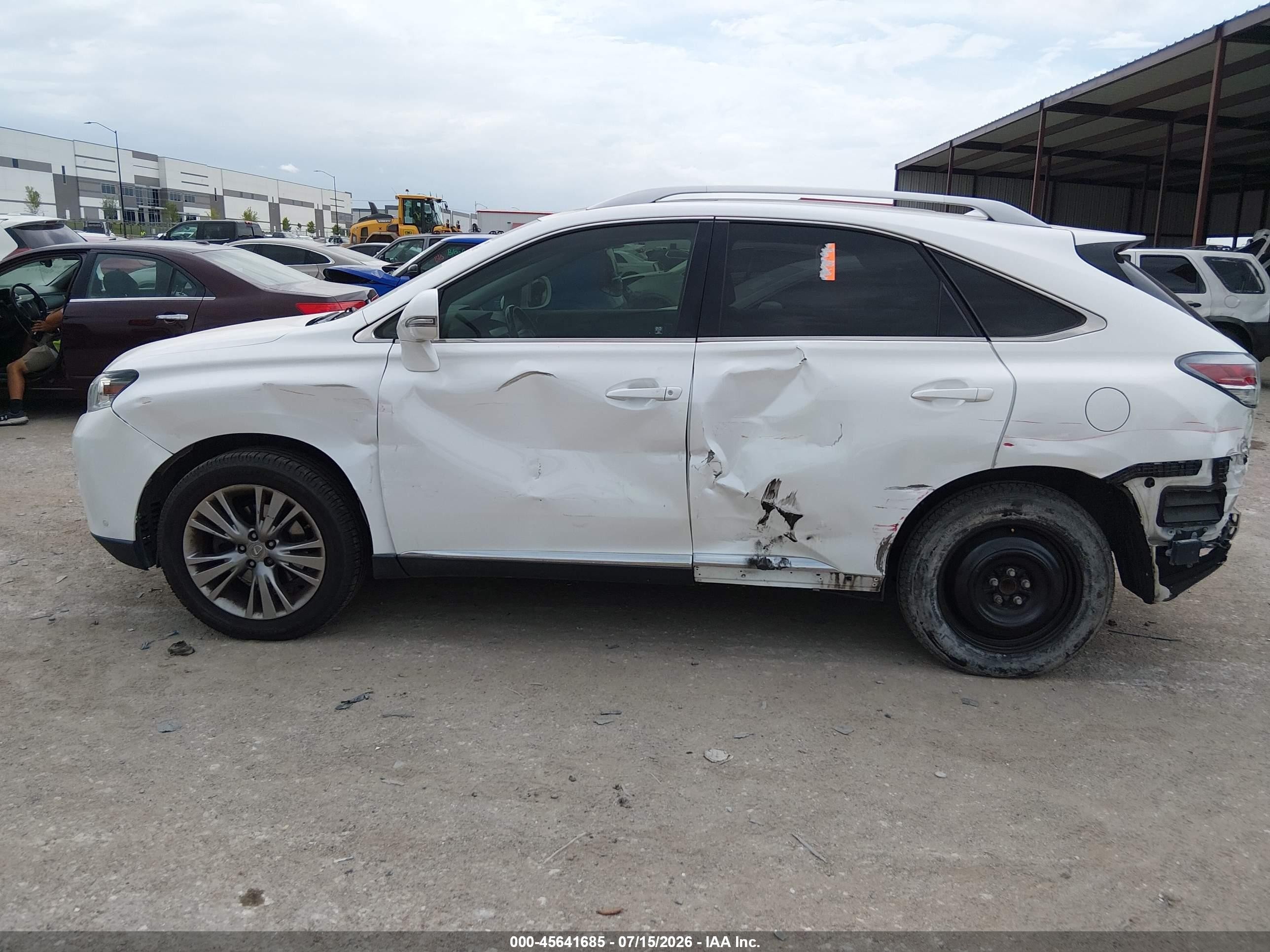 2014 Lexus Rx 350   White vin: JTJZK1BA8E2010314