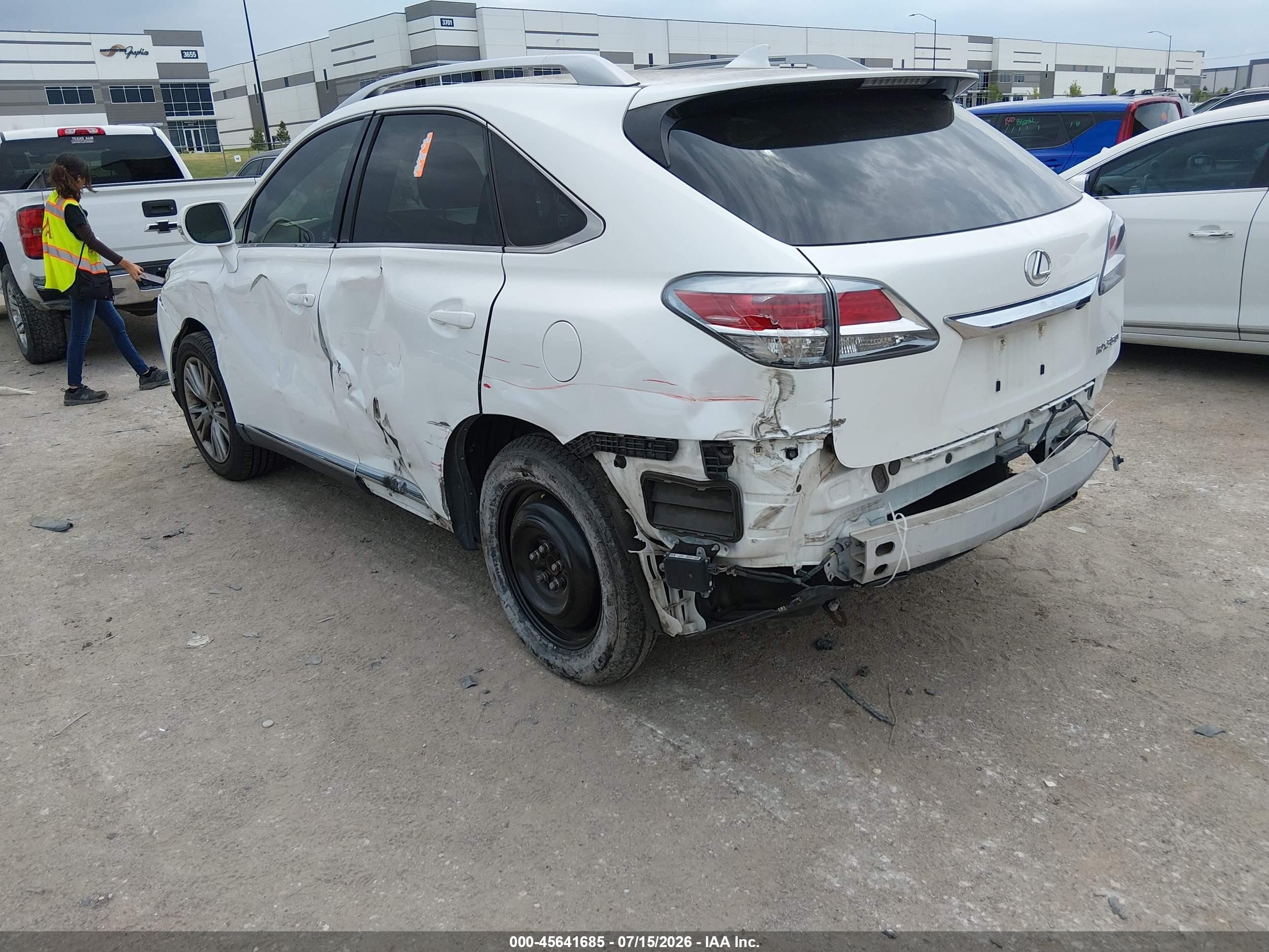2014 Lexus Rx 350   White vin: JTJZK1BA8E2010314
