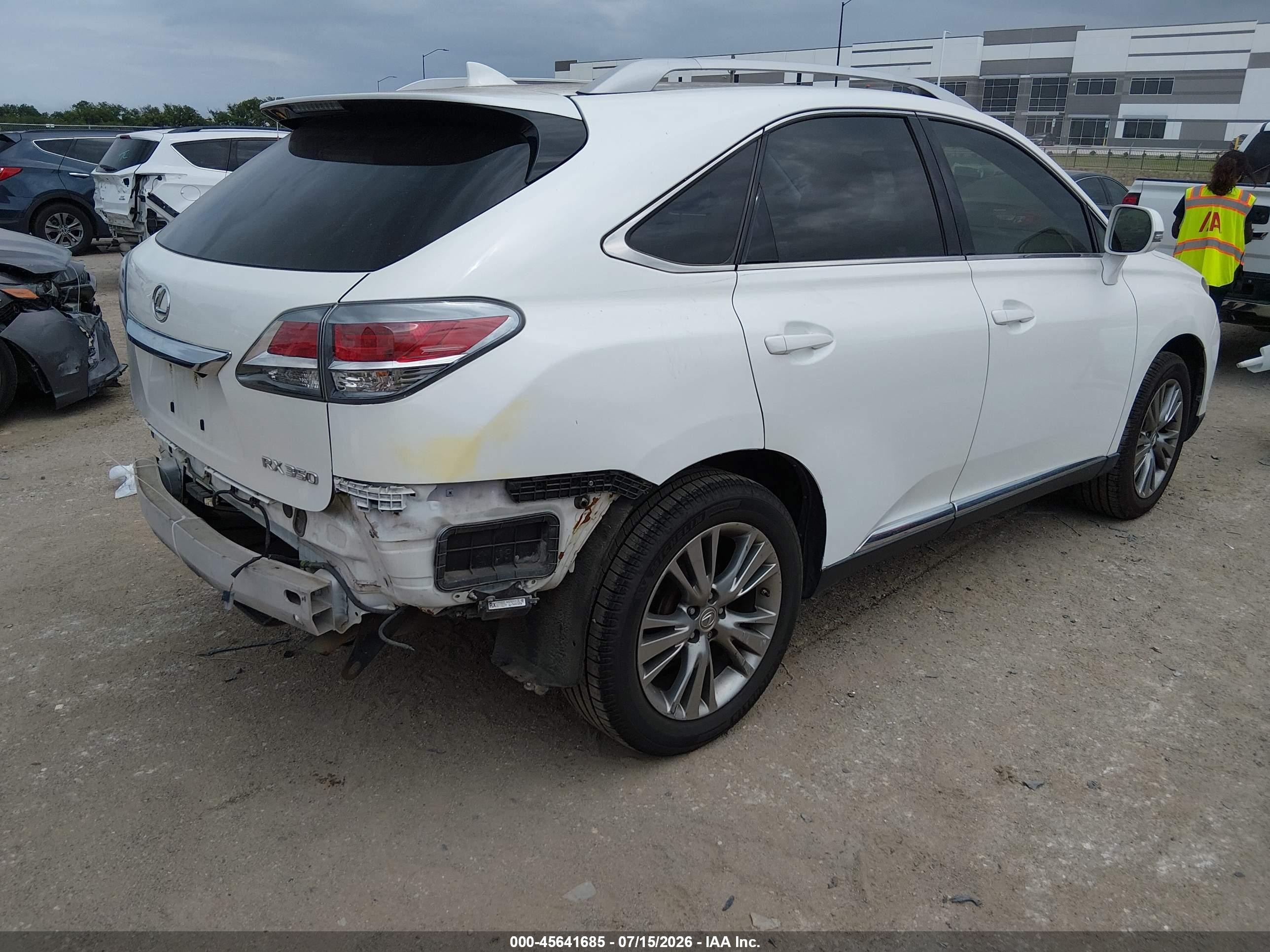2014 Lexus Rx 350   White vin: JTJZK1BA8E2010314