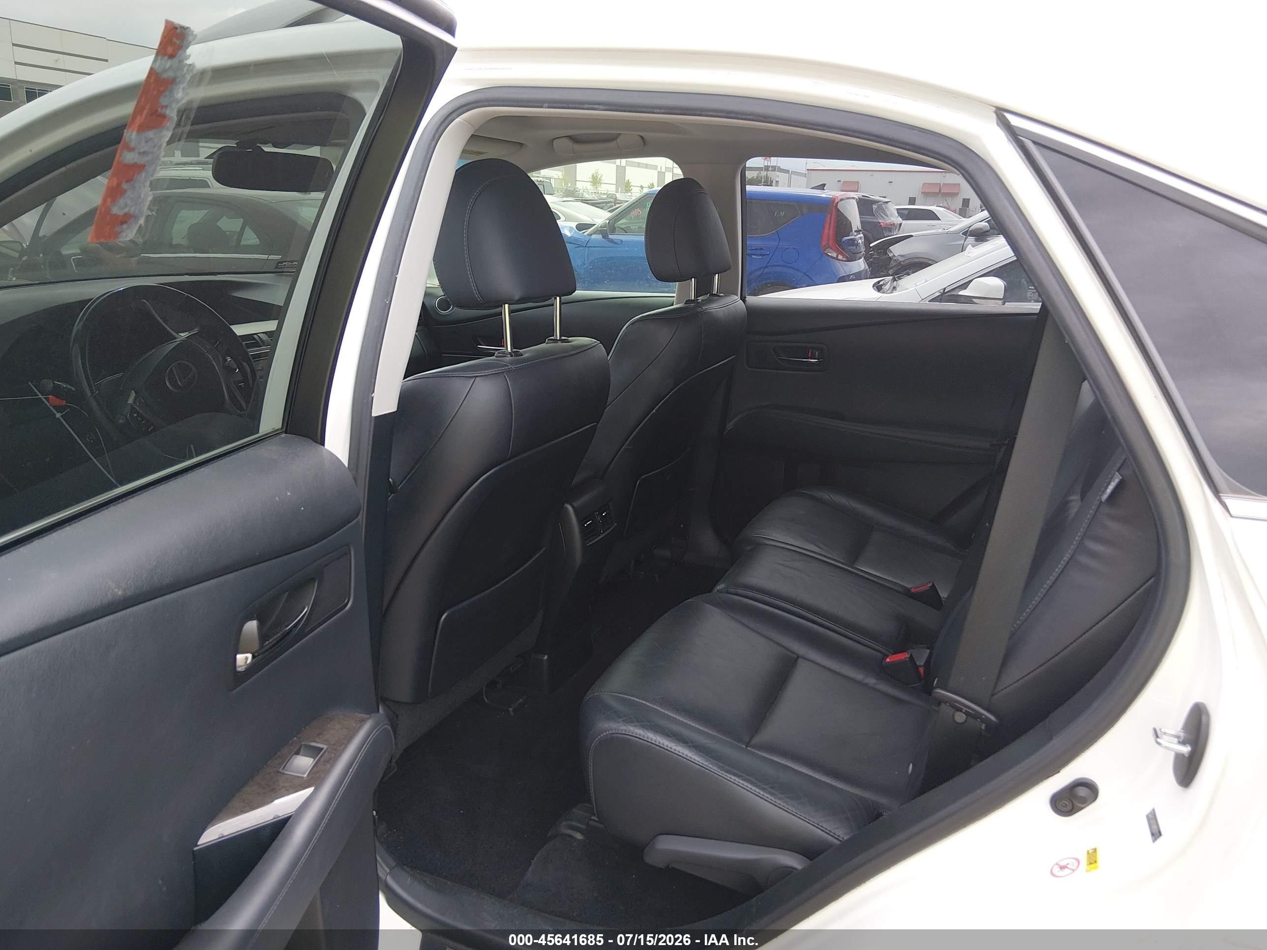 2014 Lexus Rx 350   White vin: JTJZK1BA8E2010314