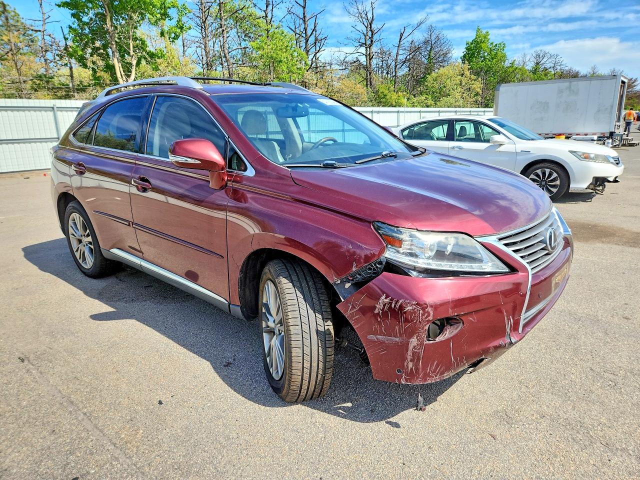 2014 Lexus Rx 350 Burgundy vin: JTJZK1BA8E2418389