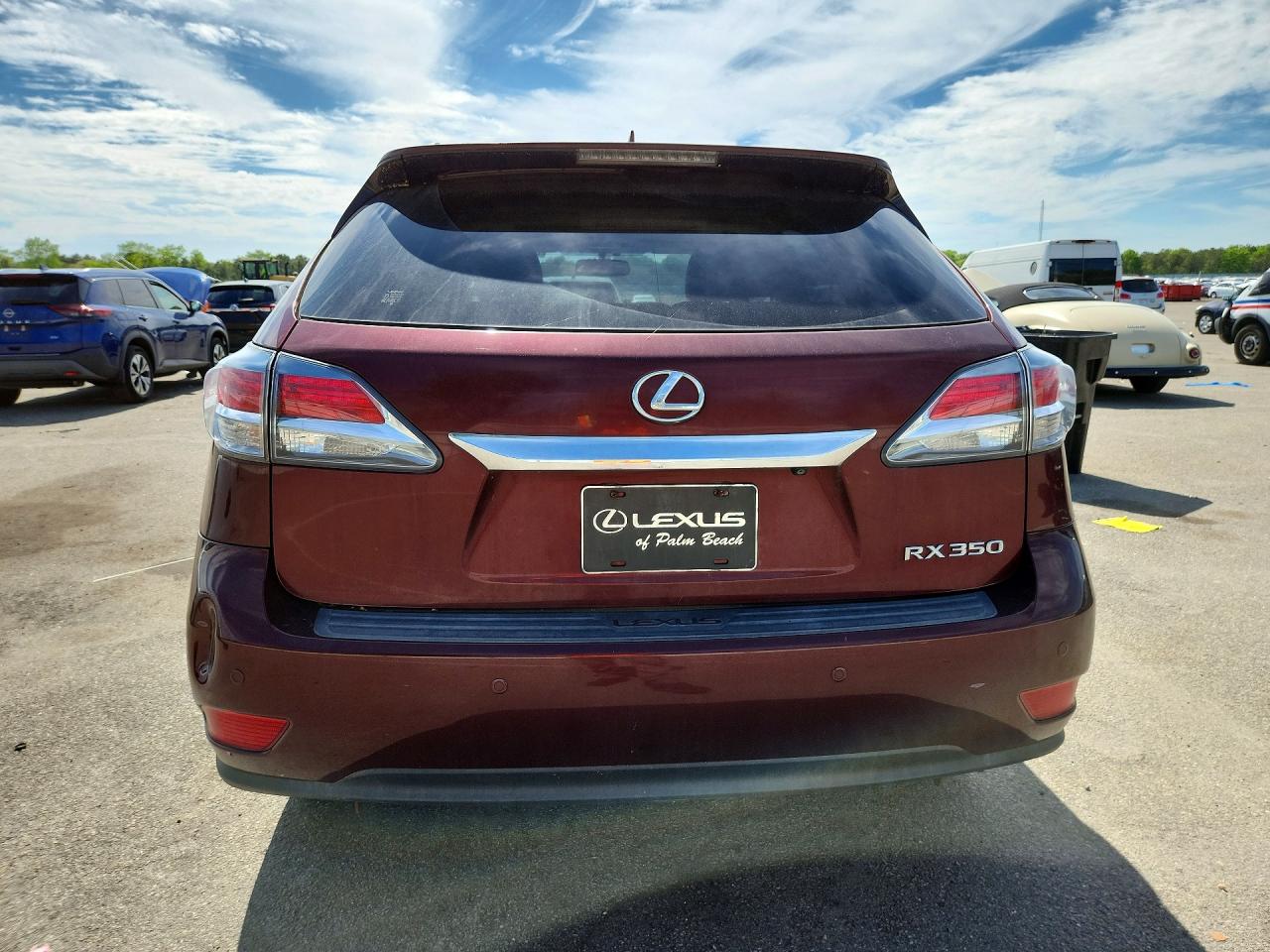 2014 Lexus Rx 350 Burgundy vin: JTJZK1BA8E2418389