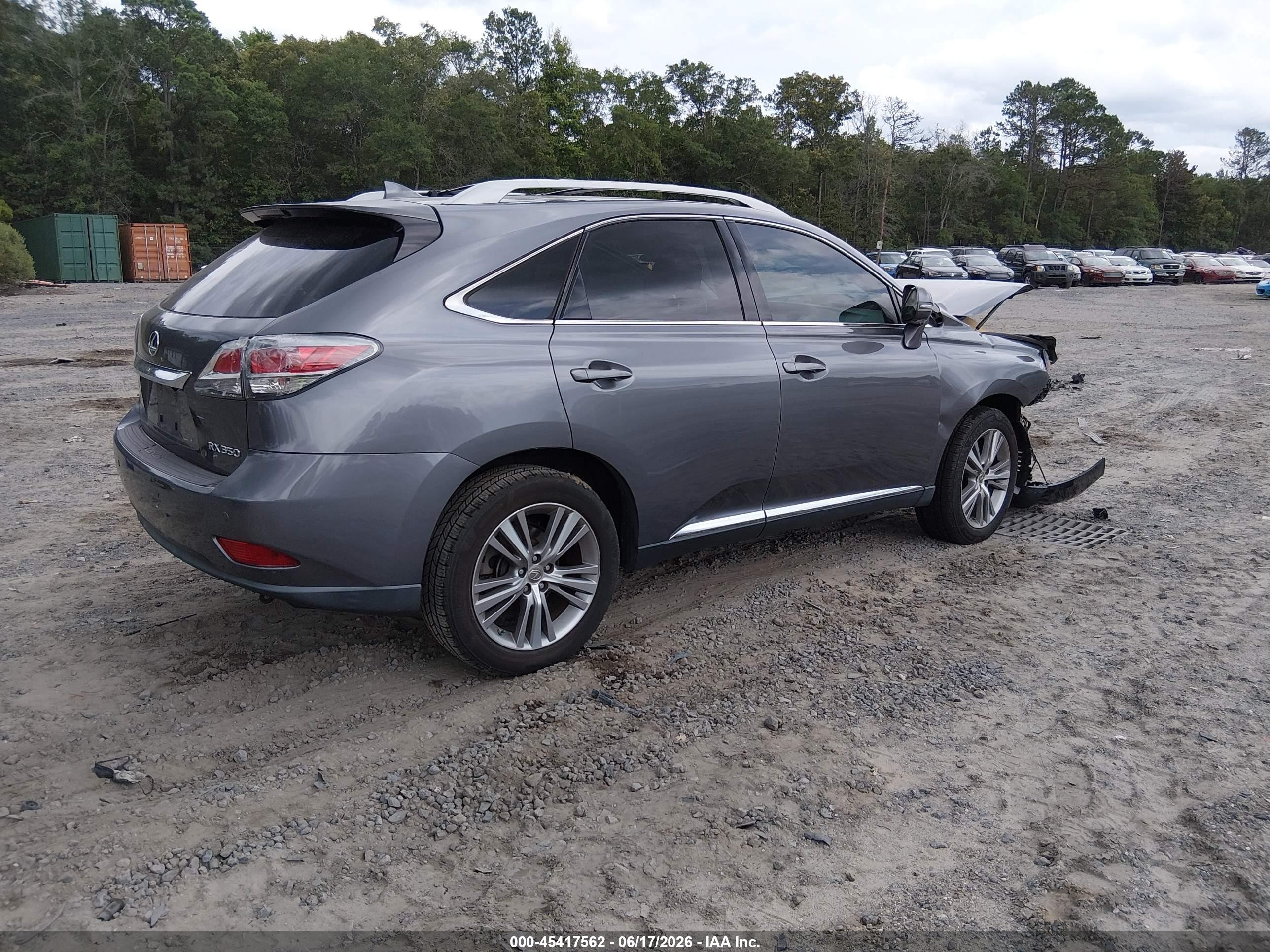 2015 Lexus Rx 350 Gray vin: JTJZK1BA8F2426476