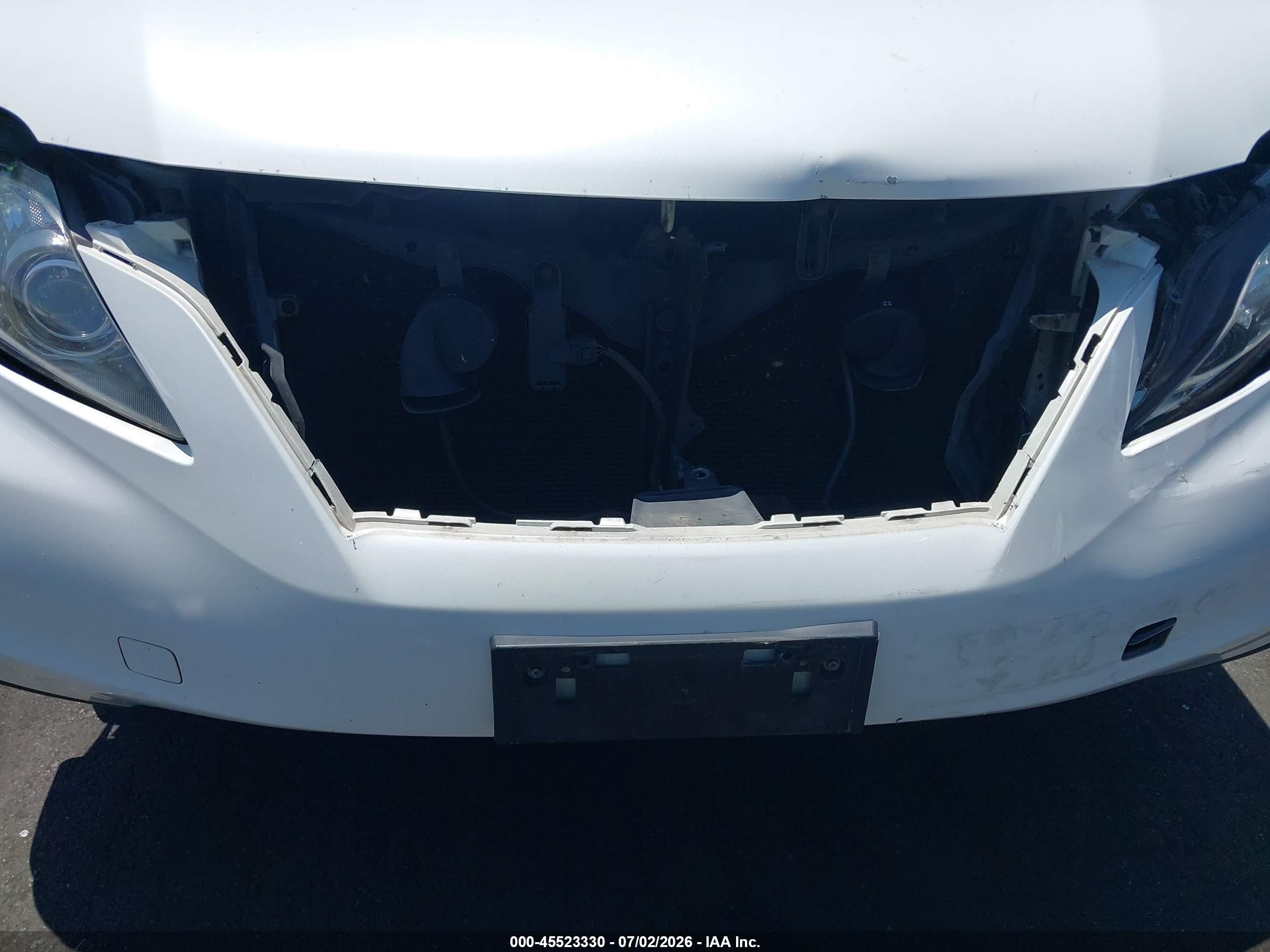 2010 Lexus Rx 350   White vin: JTJZK1BA9A2409095