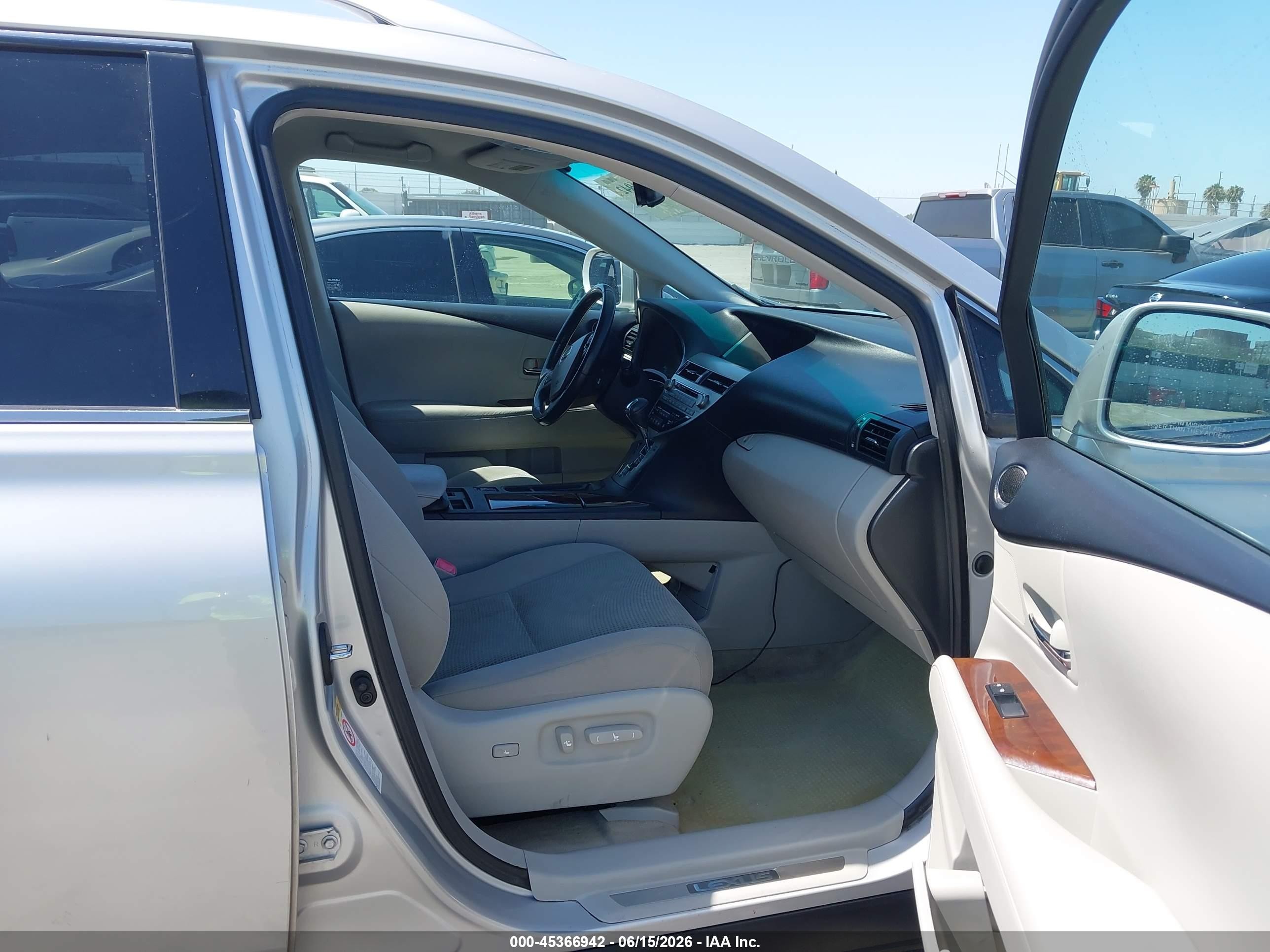 2012 Lexus Rx 350 Silver vin: JTJZK1BA9C2414350