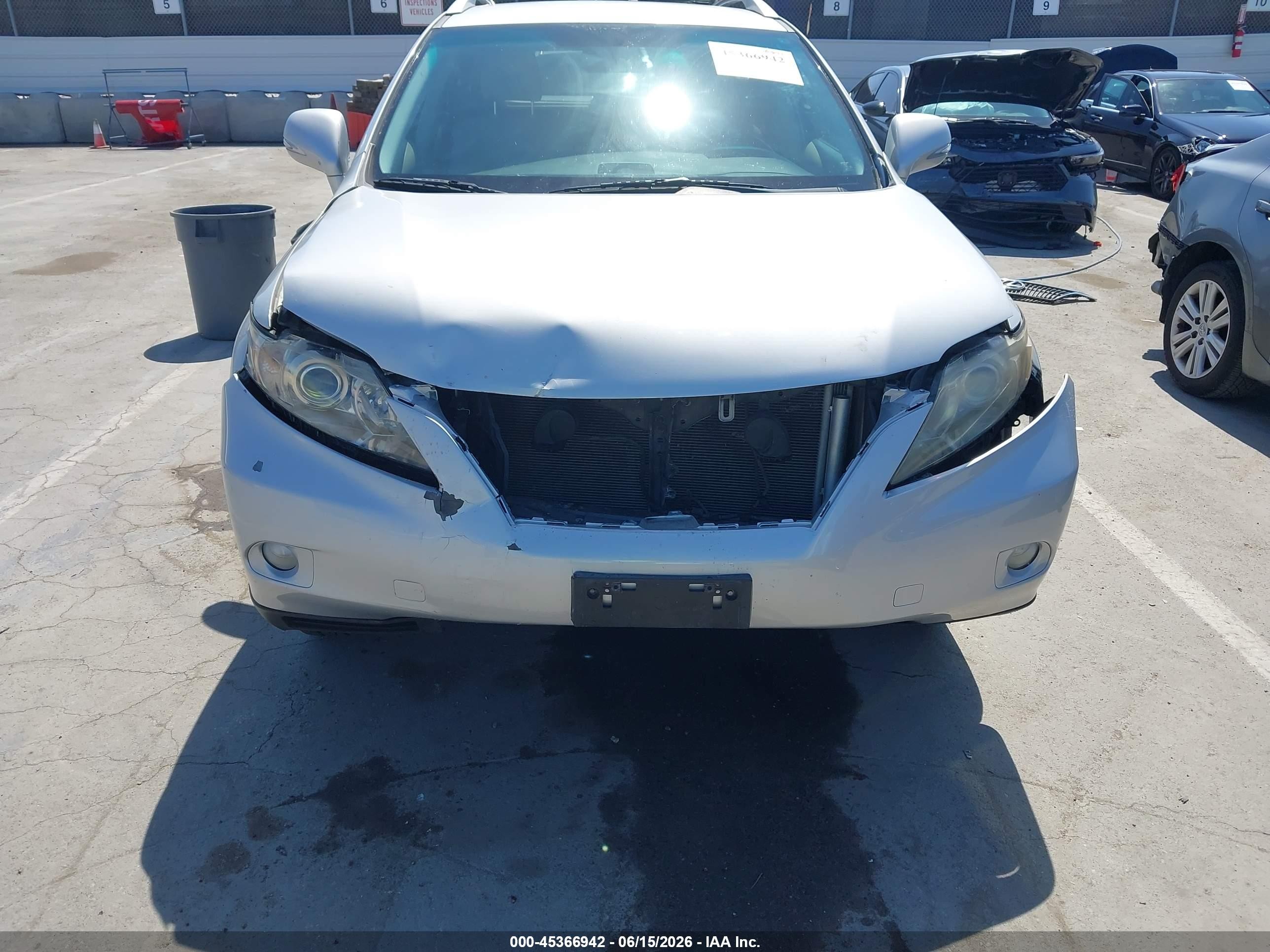 2012 Lexus Rx 350 Silver vin: JTJZK1BA9C2414350
