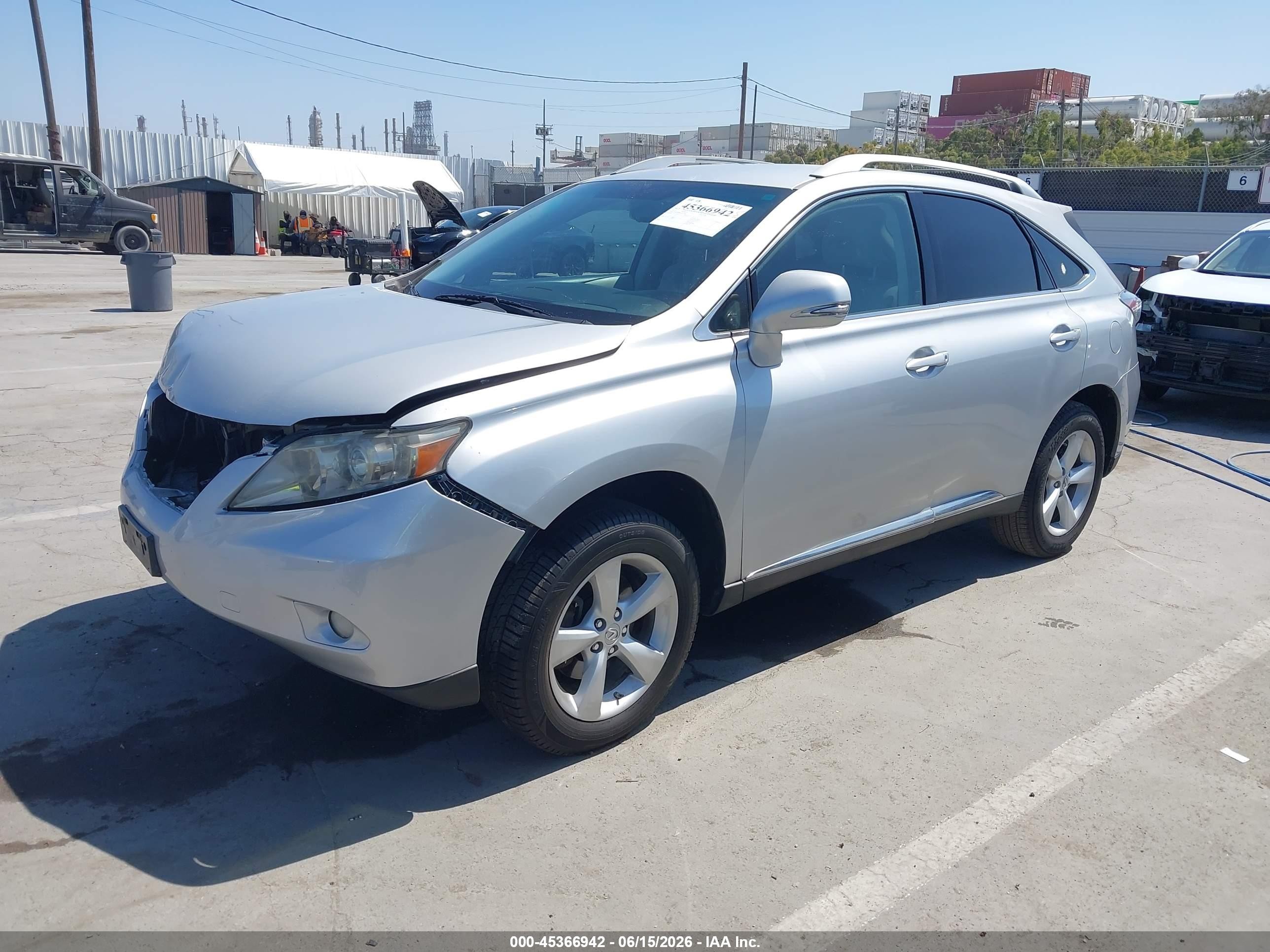 2012 Lexus Rx 350 Silver vin: JTJZK1BA9C2414350