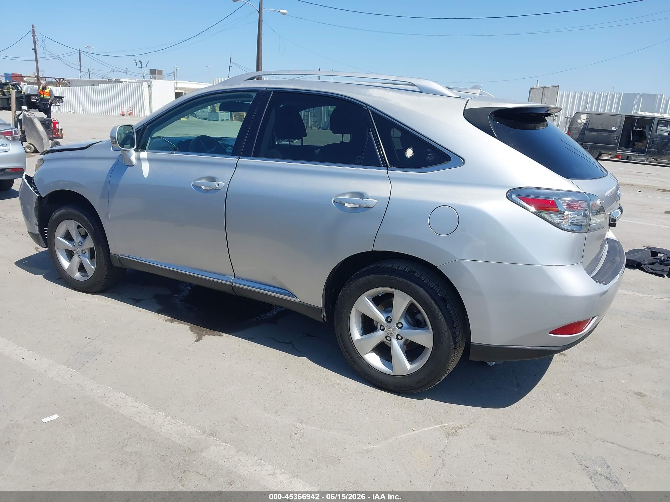 2012 Lexus Rx 350 Silver vin: JTJZK1BA9C2414350