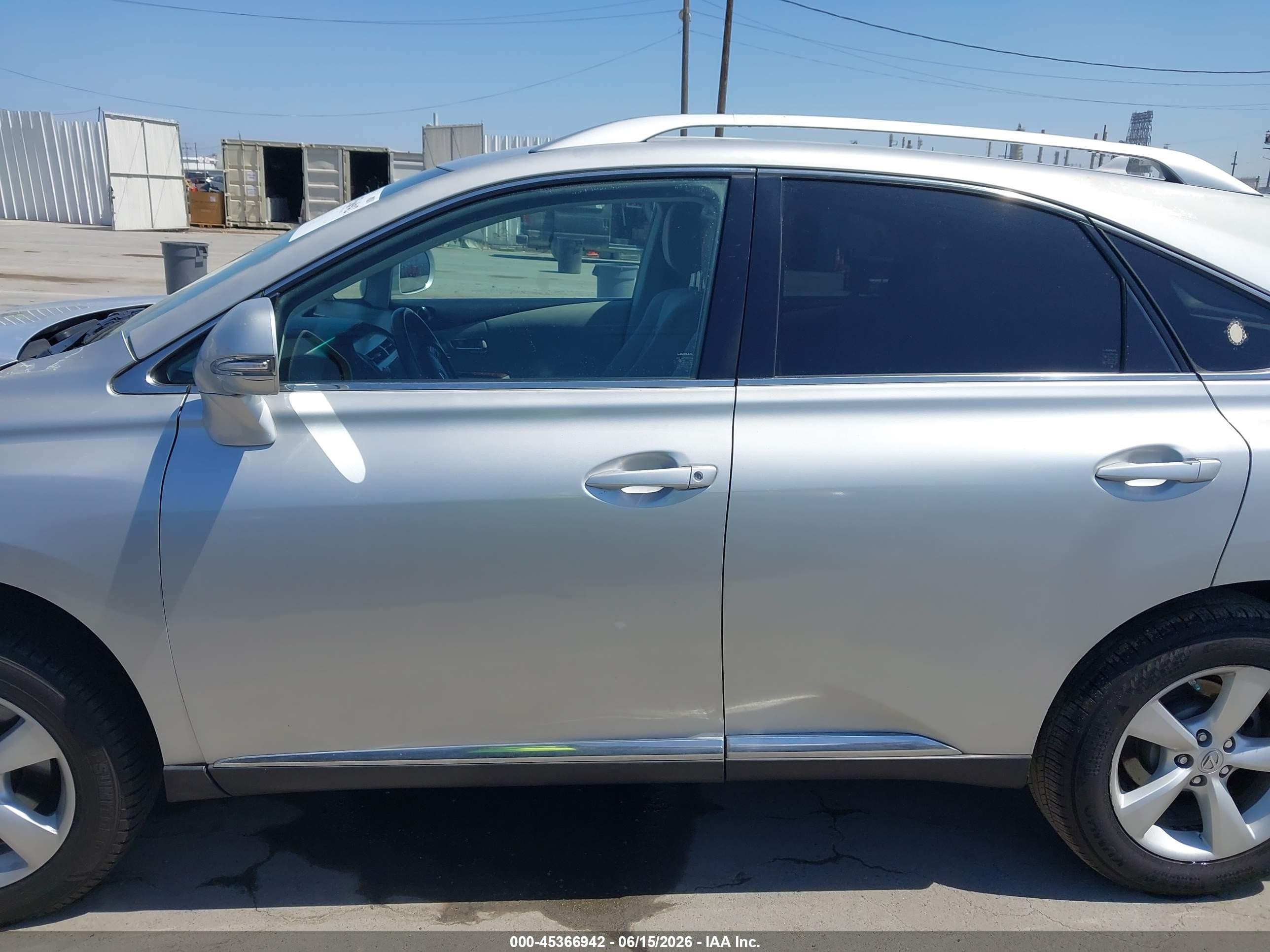 2012 Lexus Rx 350 Silver vin: JTJZK1BA9C2414350