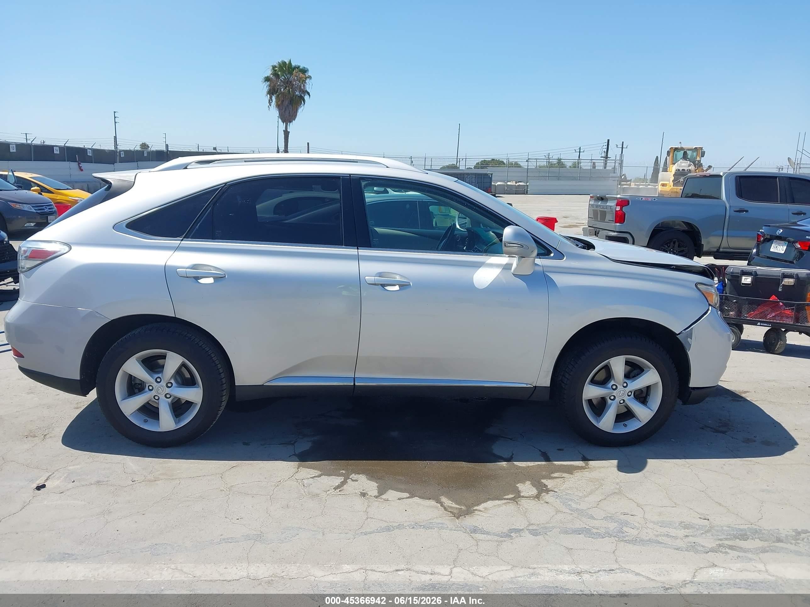 2012 Lexus Rx 350 Silver vin: JTJZK1BA9C2414350