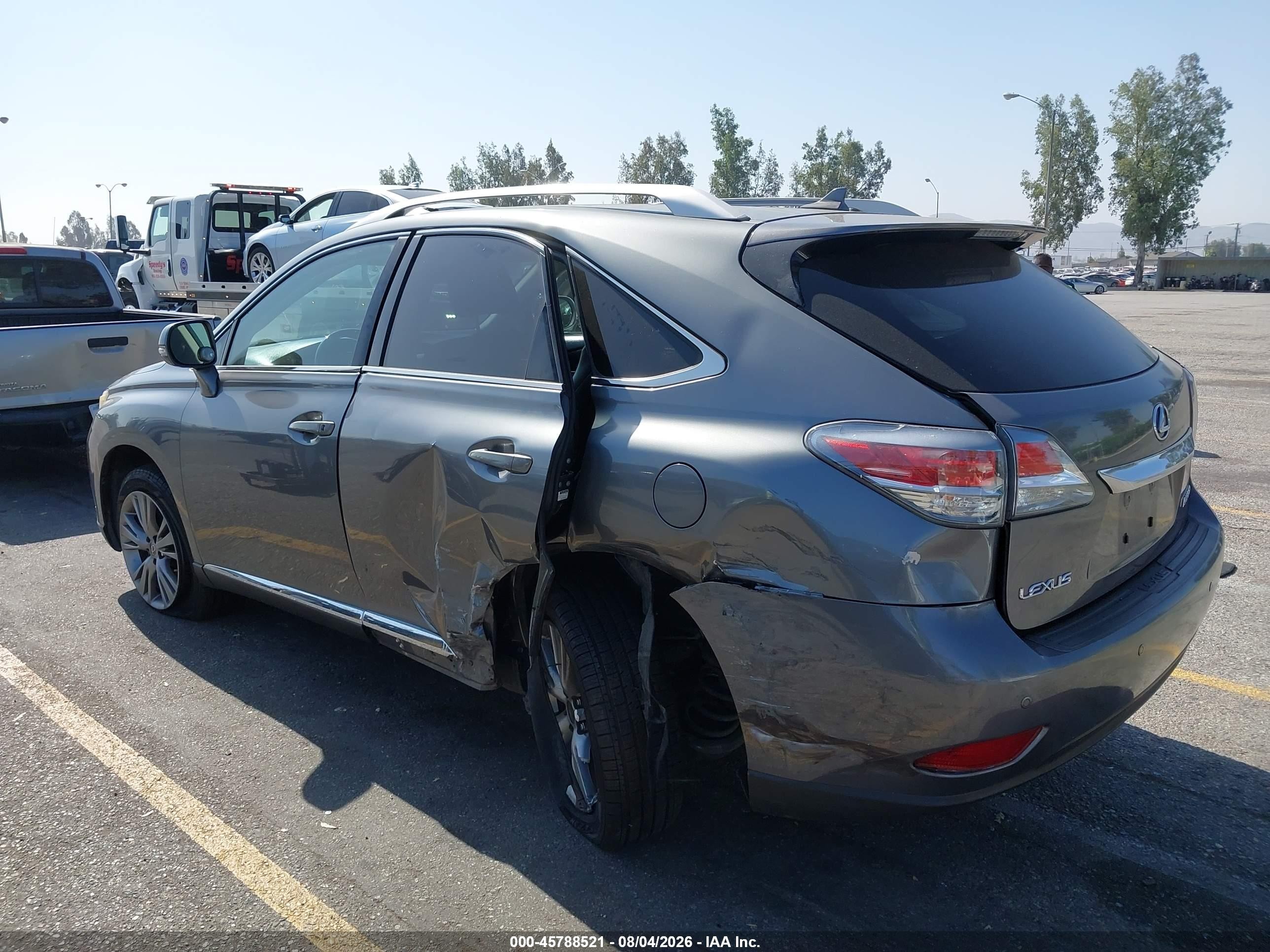 2013 Lexus Rx 350   Gray vin: JTJZK1BA9D2415418