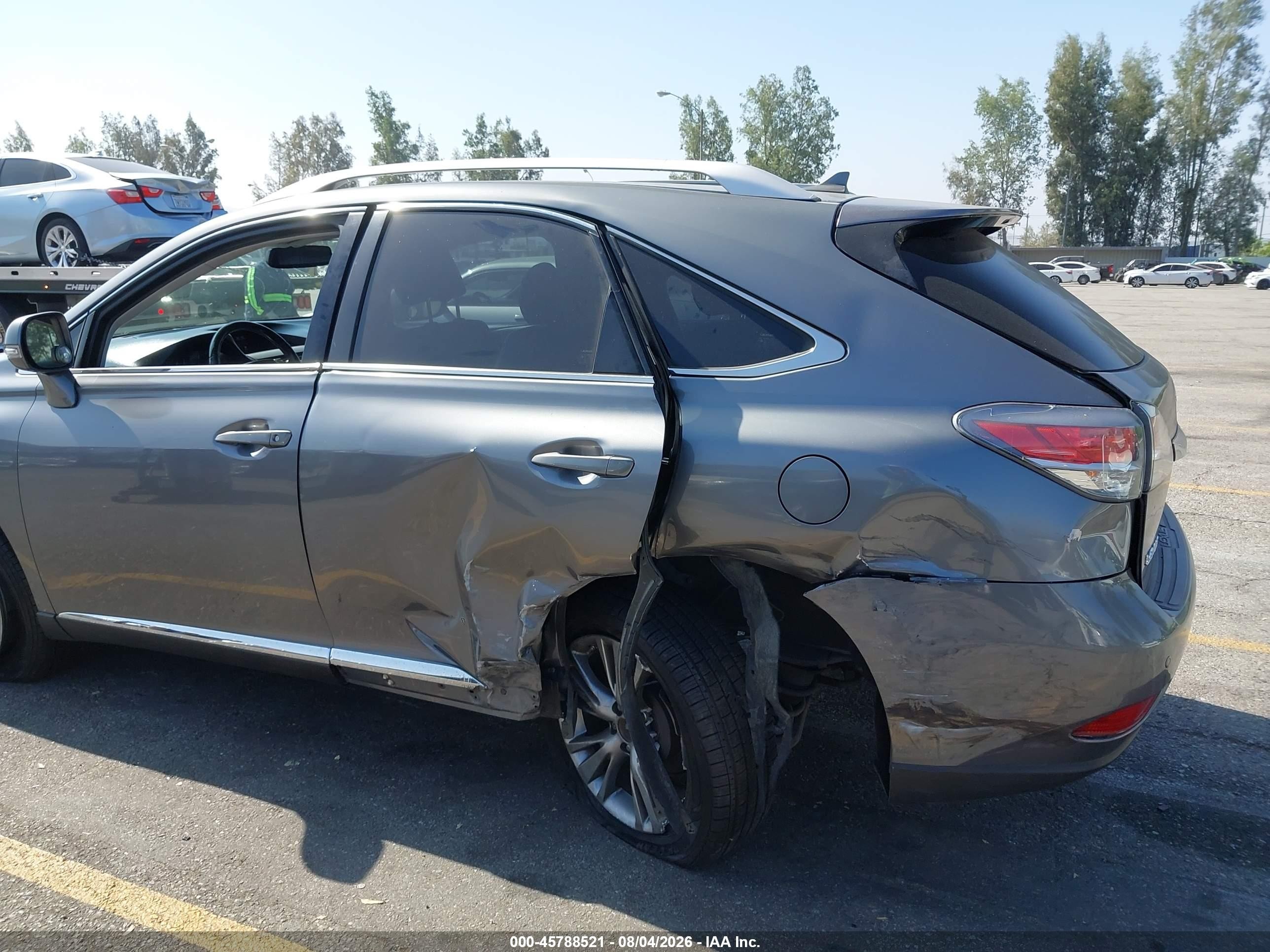 2013 Lexus Rx 350   Gray vin: JTJZK1BA9D2415418