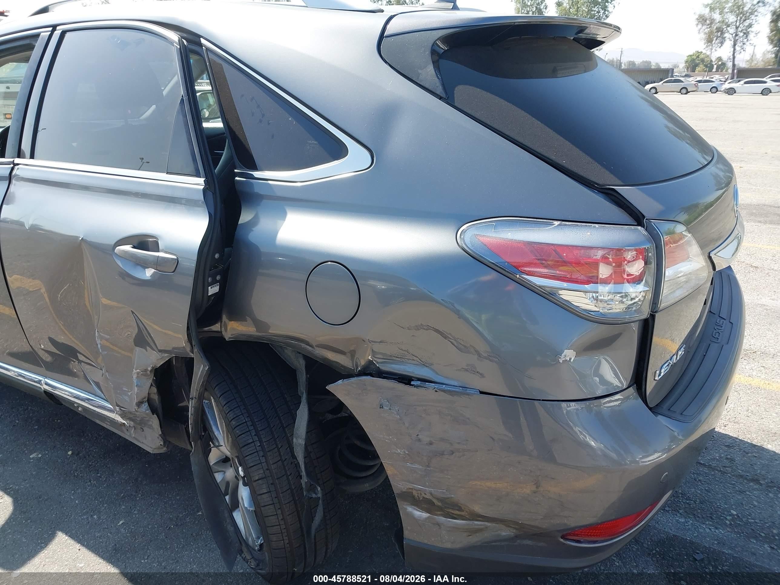 2013 Lexus Rx 350   Gray vin: JTJZK1BA9D2415418