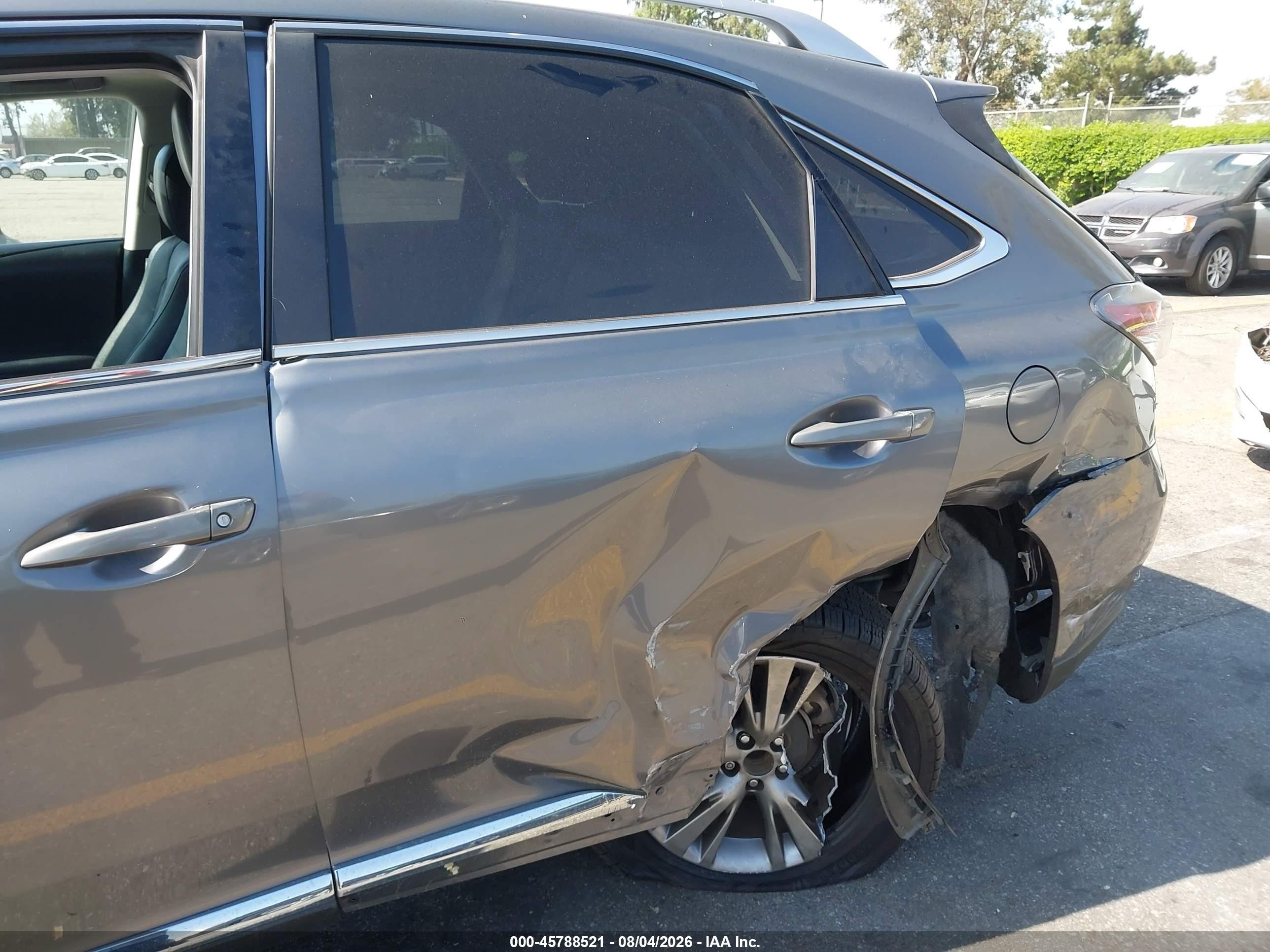 2013 Lexus Rx 350   Gray vin: JTJZK1BA9D2415418
