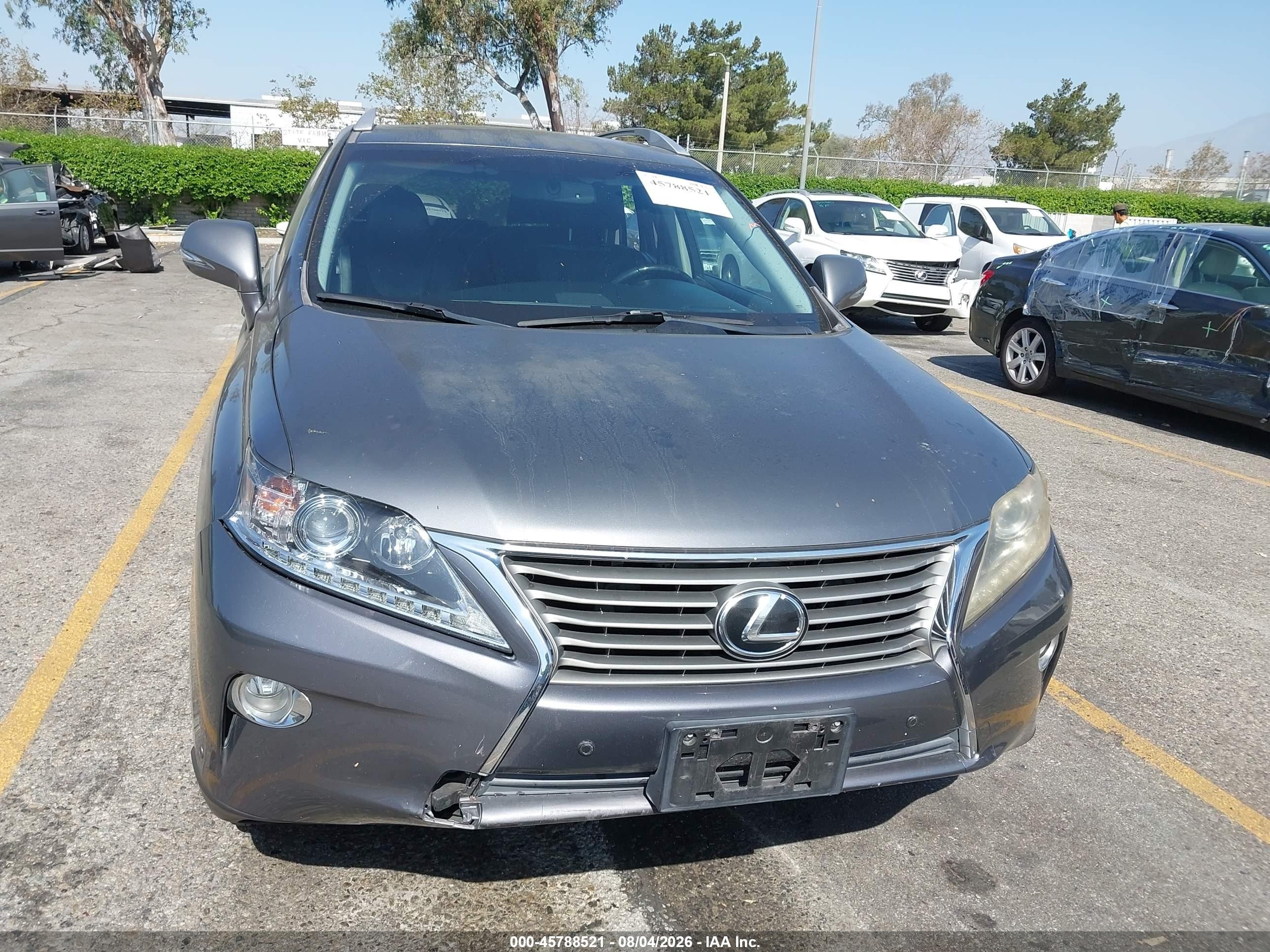2013 Lexus Rx 350   Gray vin: JTJZK1BA9D2415418