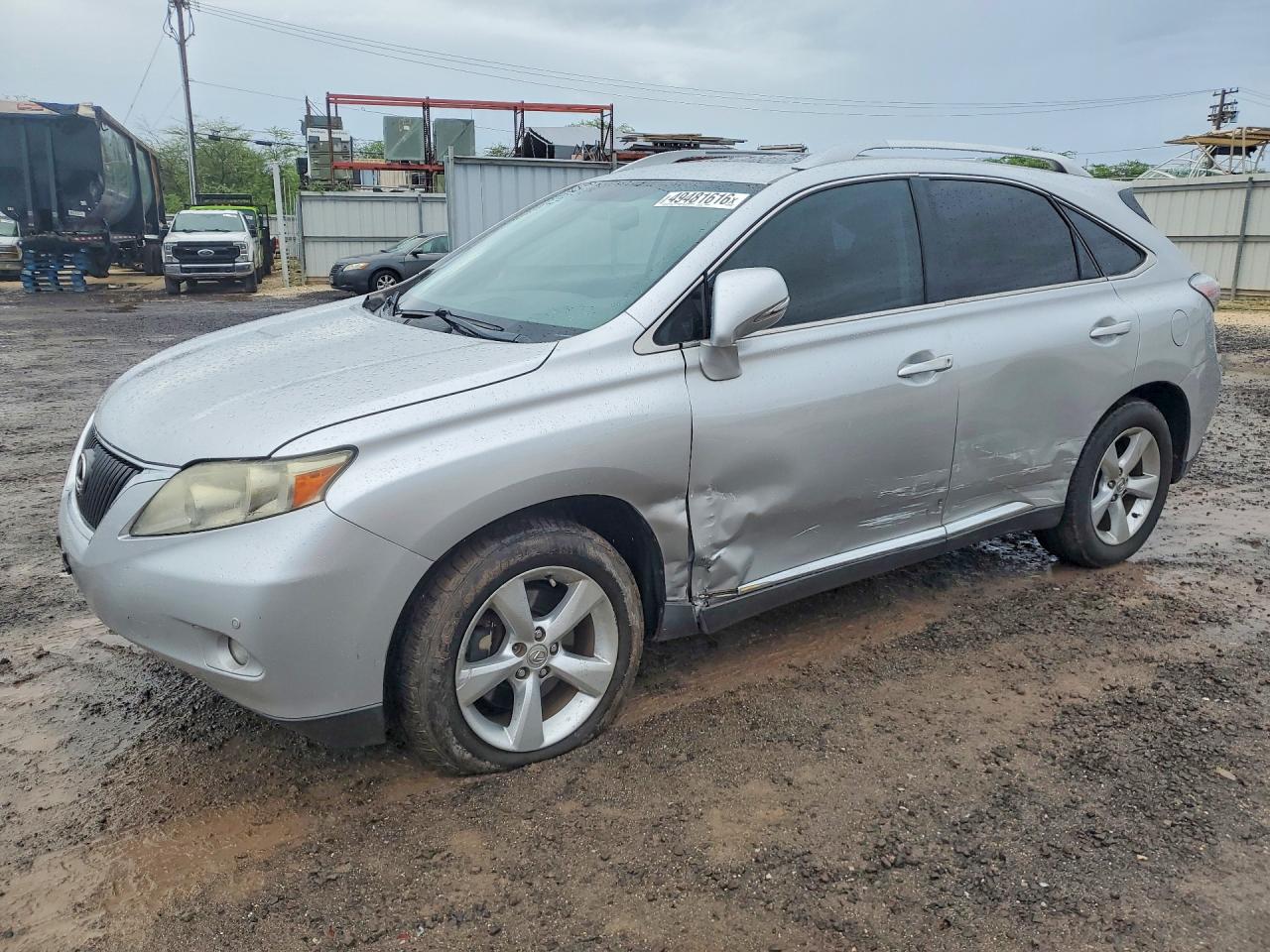 2010 Lexus Rx 350 Silver vin: JTJZK1BAXA2001138